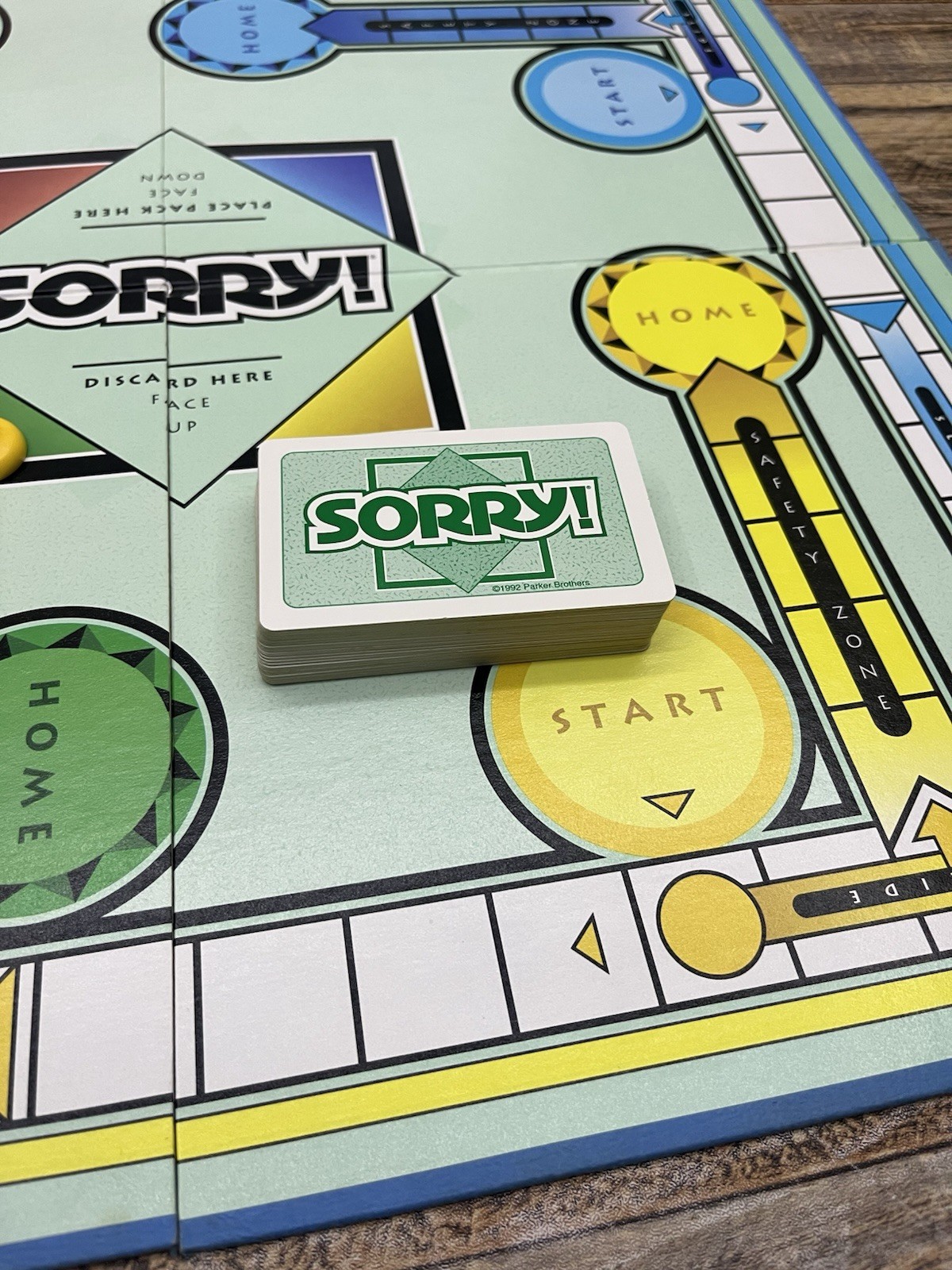 1998 Sorry Parker Brothers 100% COMPLETE Classic Board Game Family Hasbro