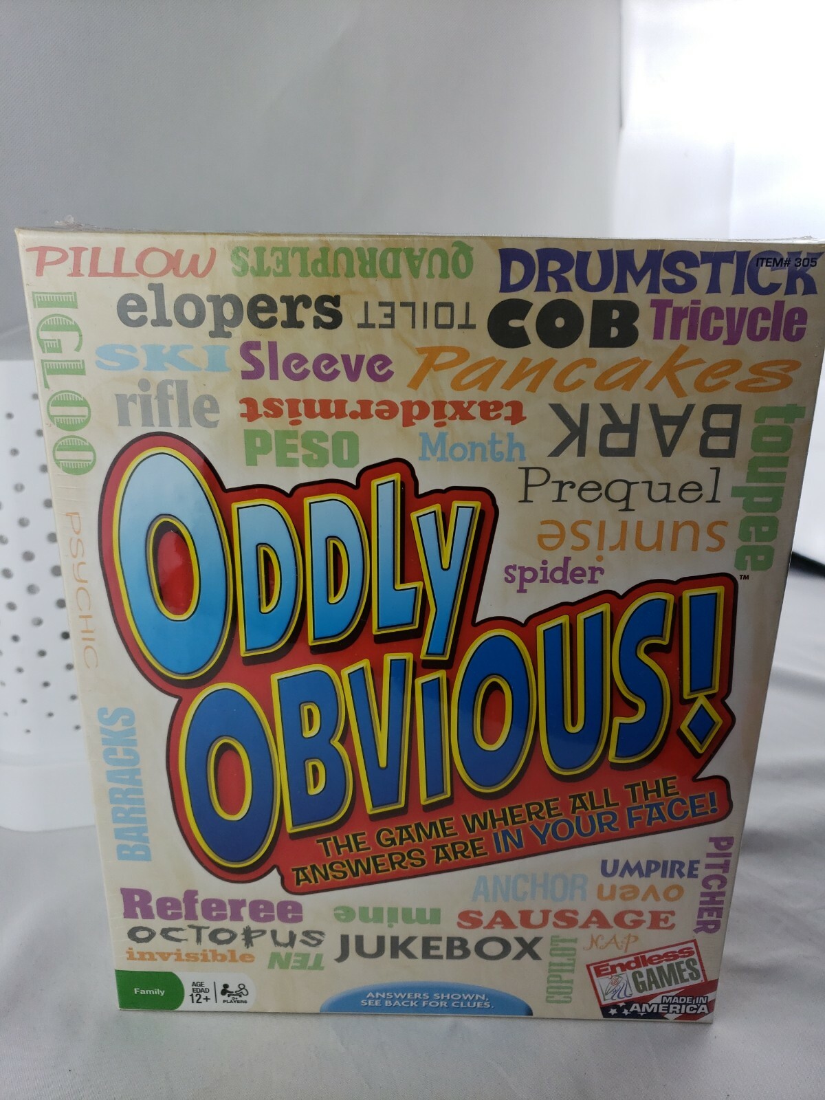 Endless Games Oddly Obvious! Card Game Party Game Family Game New Factory Sealed
