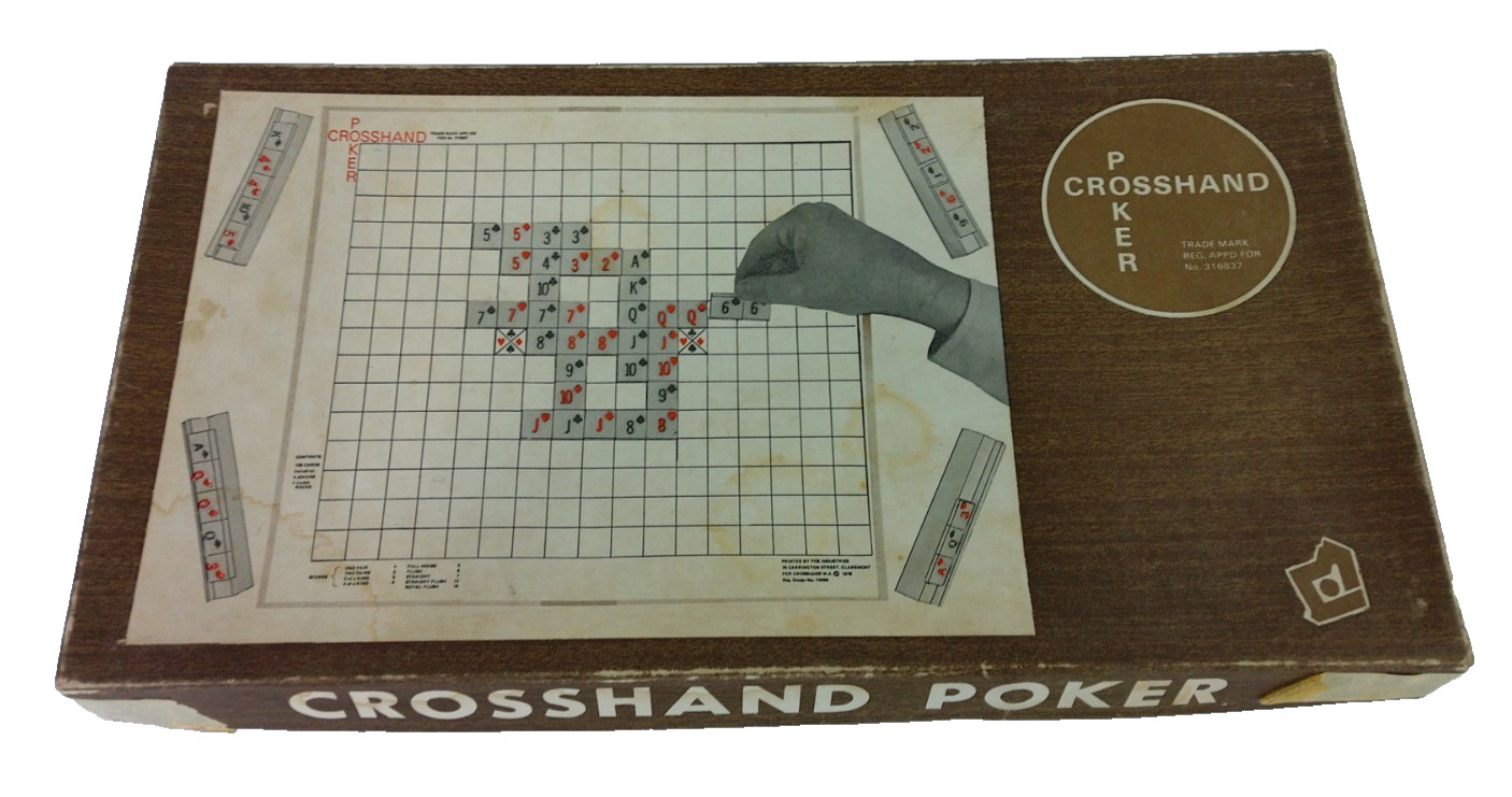 Crosshand Poker Vintage Boardgame 1978 FCB Industries Western Australia #316837