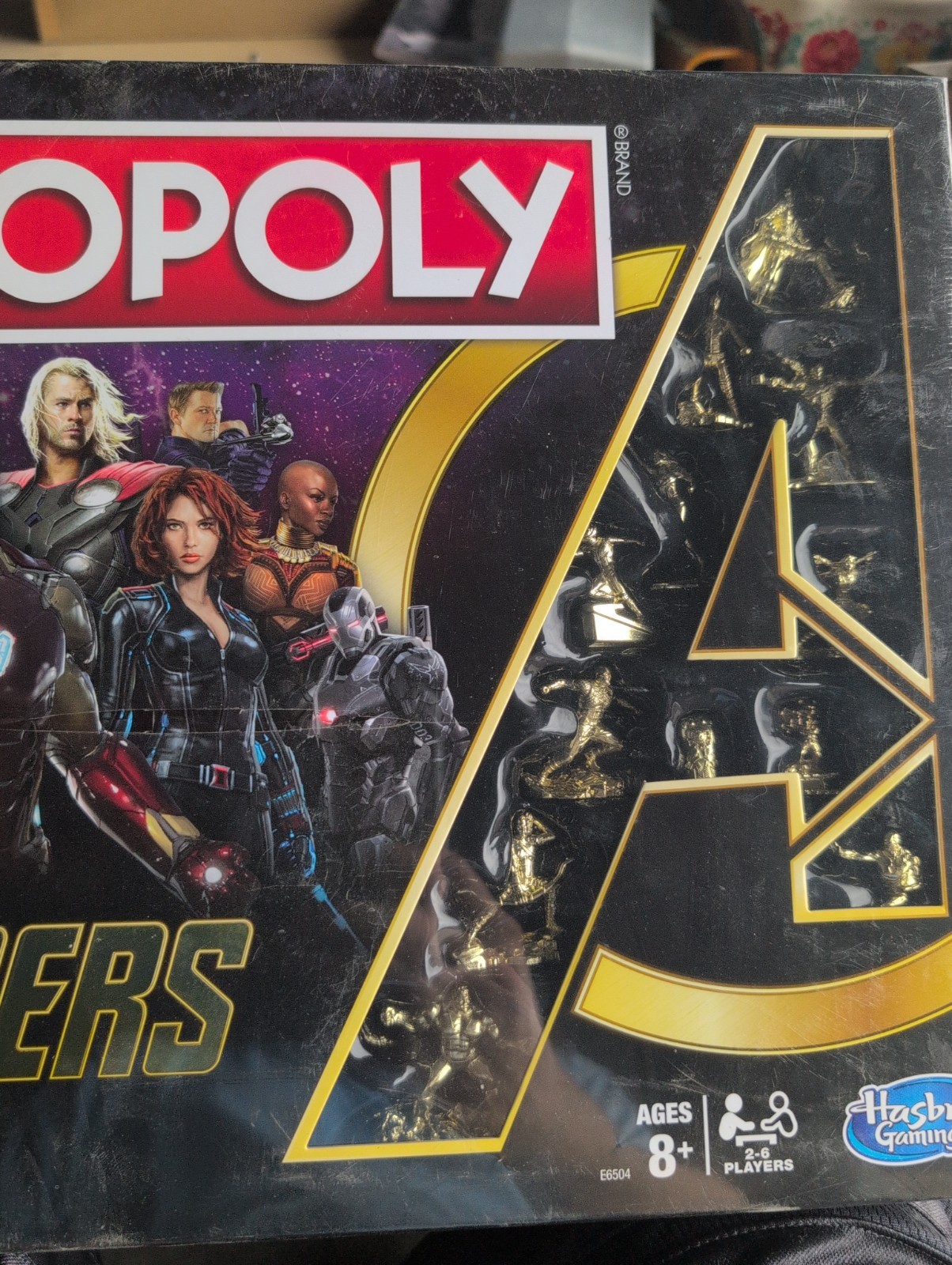 Monopoly Marvel Avengers Edition Hasbro Board Game Gold Complete Marvel Hero’s