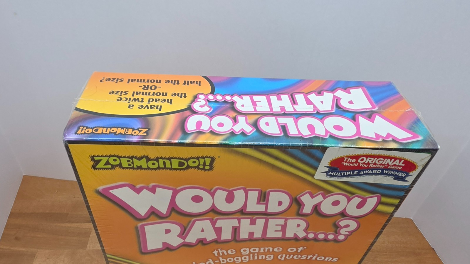 ZOBMONDO “WOULD YOU RATHER” THE ORIGINAL – MULTIPLE AWARD WINNER GAME 12+ NEW