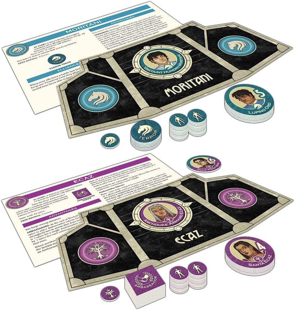 Dune Board Game House Expansion – Ecaz & Moritani – Gale Force Nine