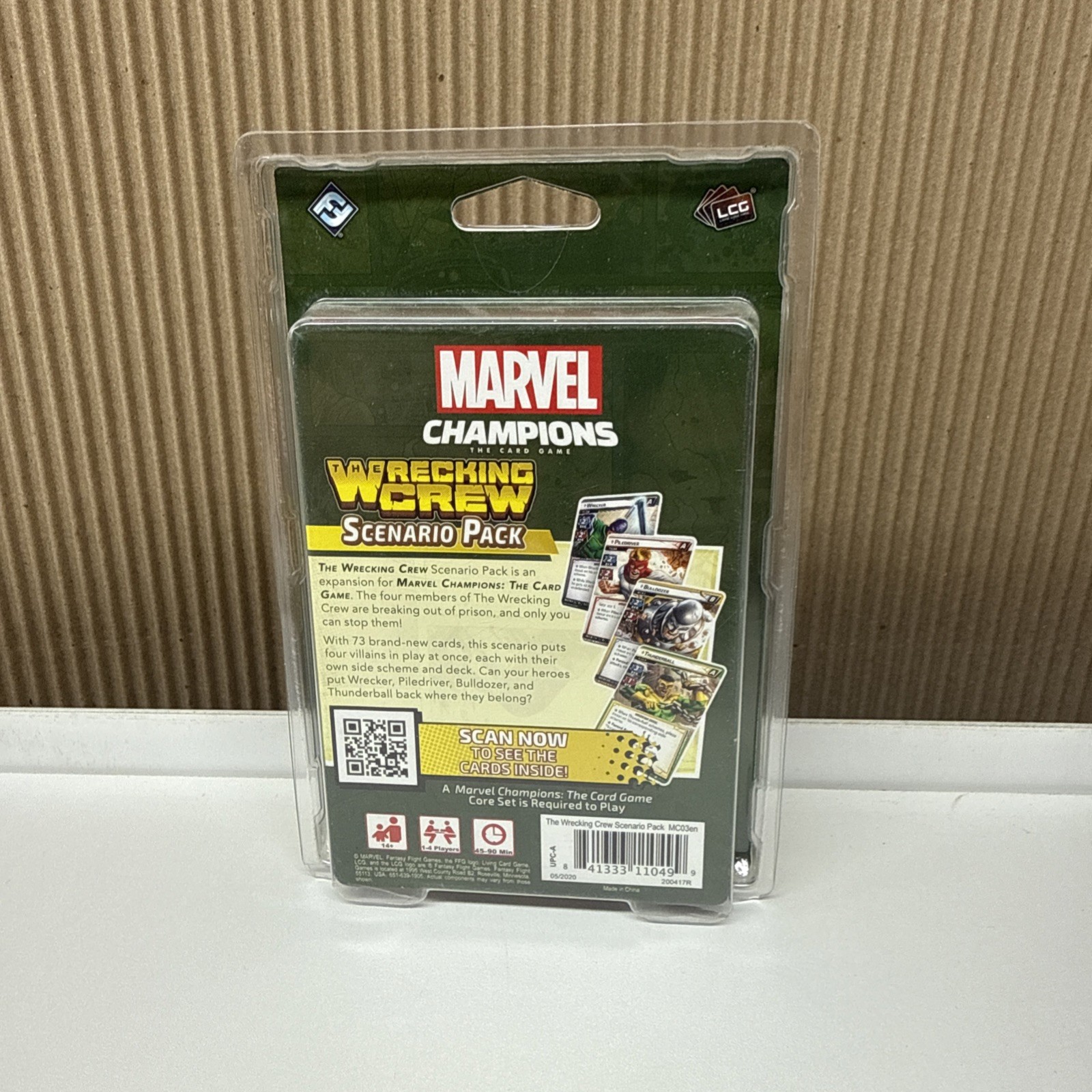 Marvel Champions The Wrecking Crew Scenario Pack – 73 Card Expansion | FFG