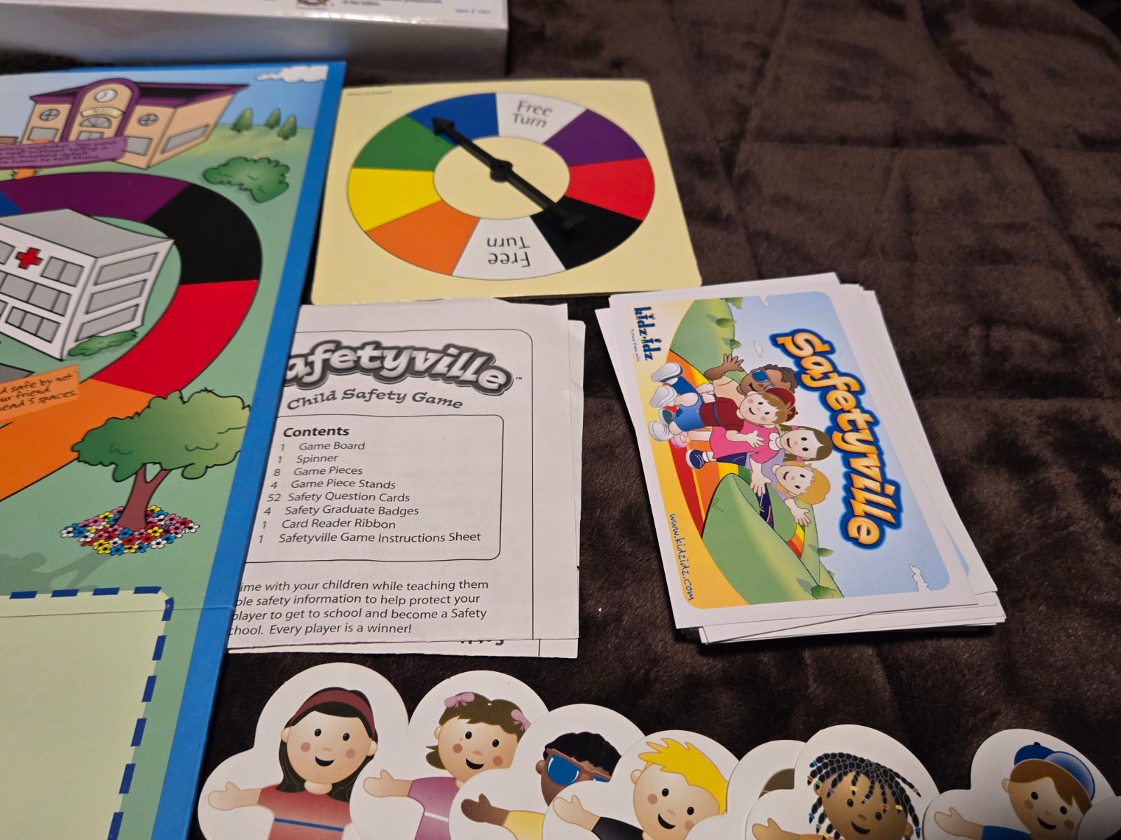 Safetyville Child Safety Board Game Kidz-idz Educational Vintage 2003