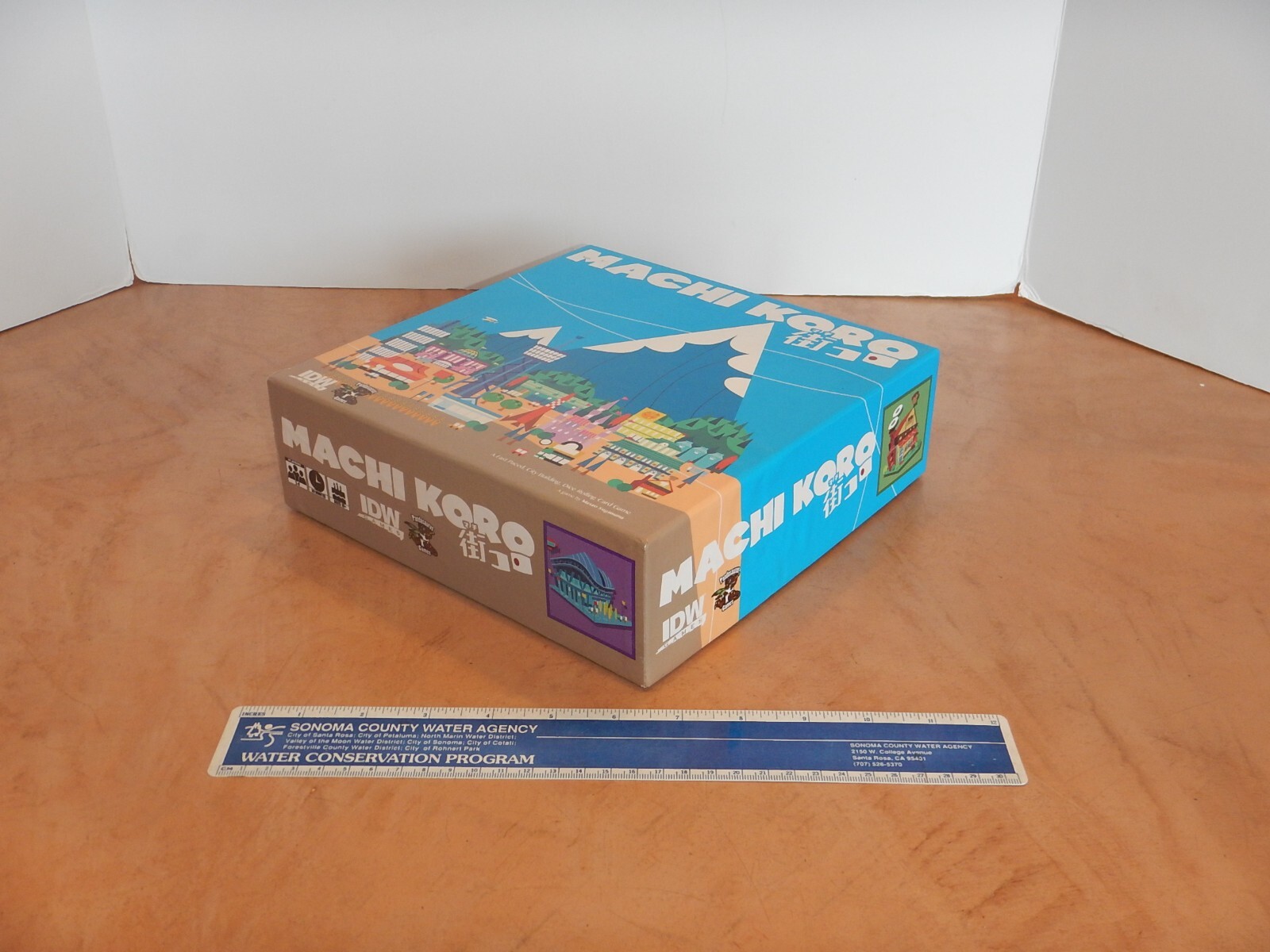2014 IDW GAMES – MACHI KORO BOARD GAME, 100% COMPLETE