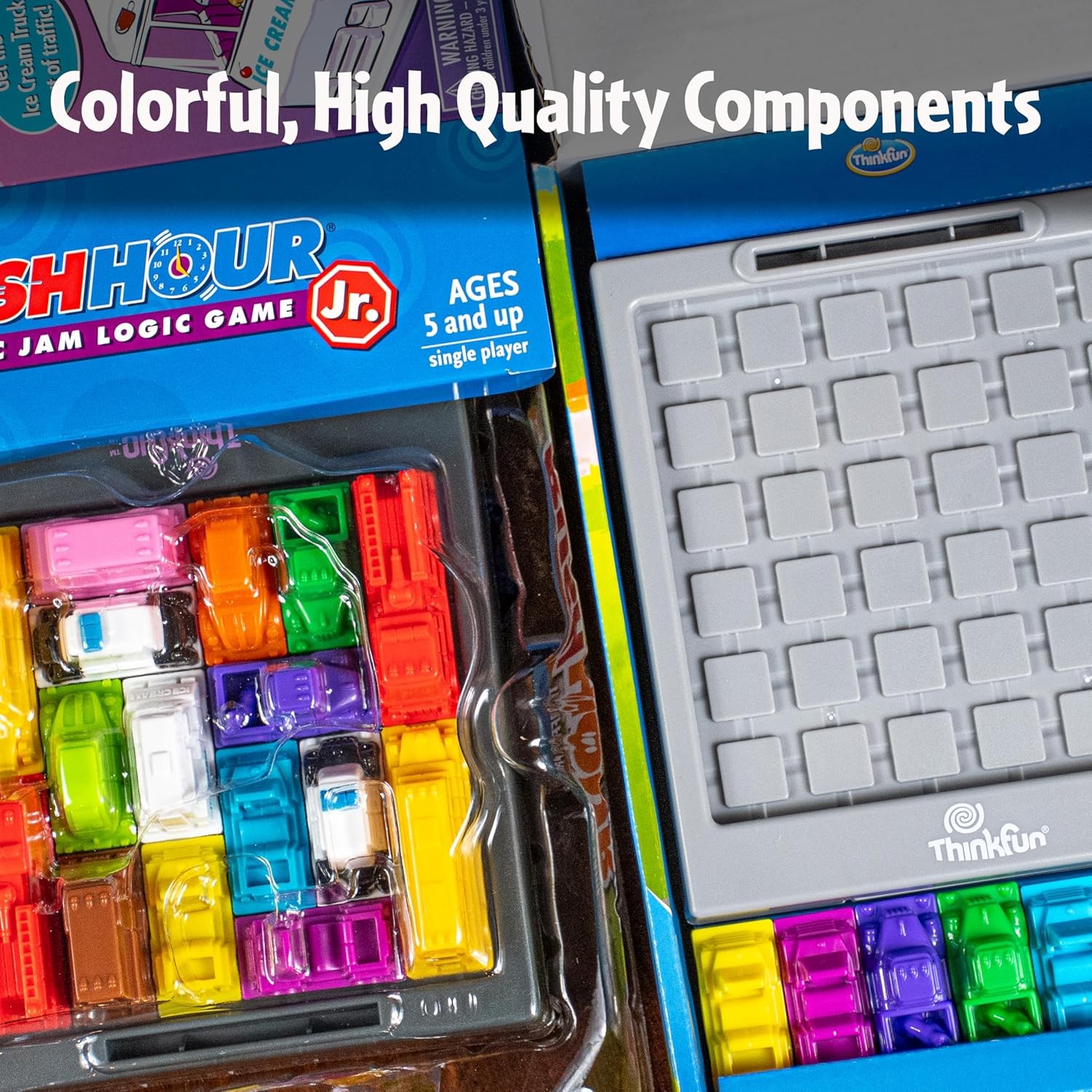 ThinkFun Rush Hour Junior – Classic Traffic Jam Logic Game New Look for 2024