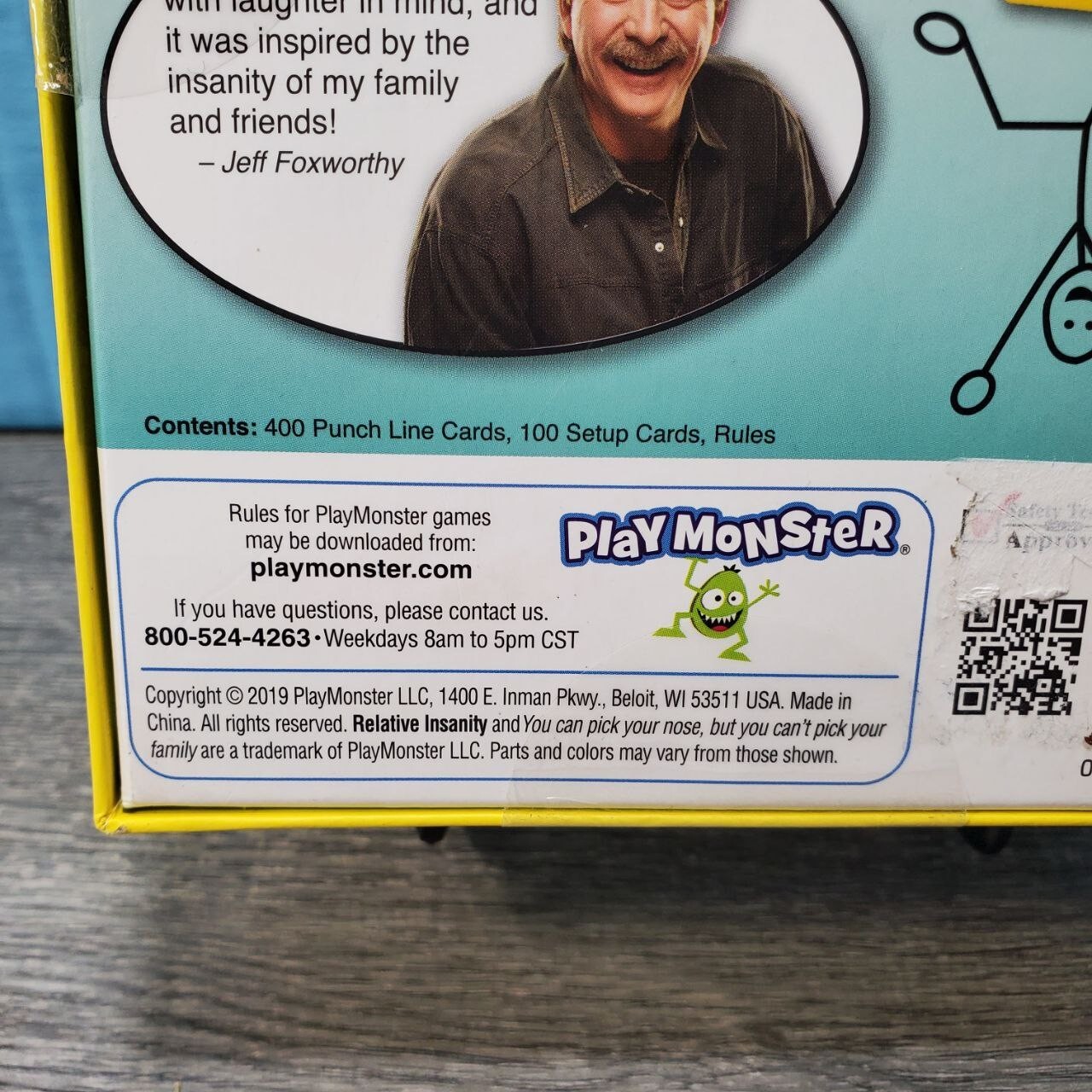 Relative Insanity Funny Family Party Card Game – Jeff Foxworthy – New Sealed