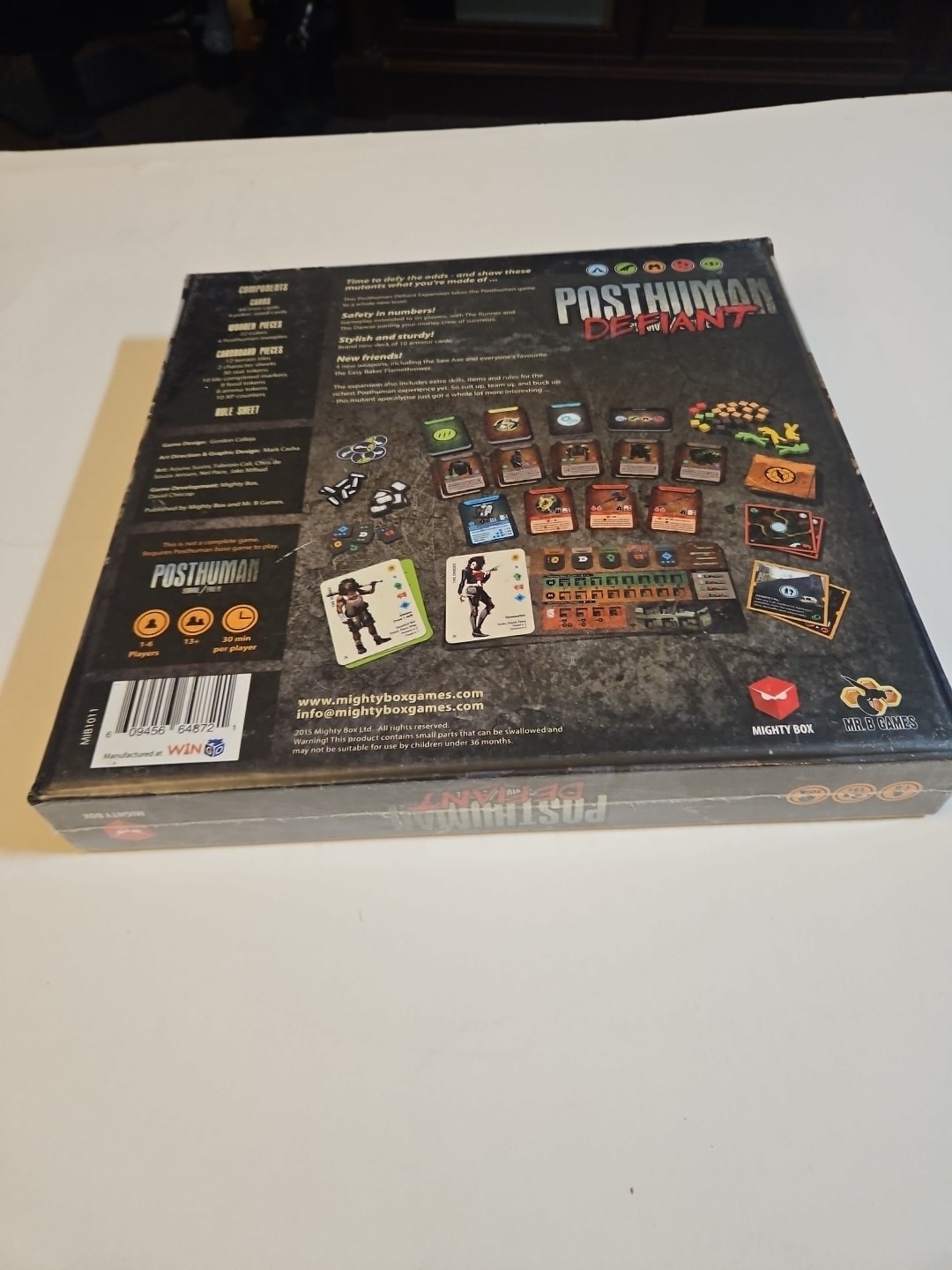 Mighty Boards Boardgame Posthuman – Defiant Expansion Box