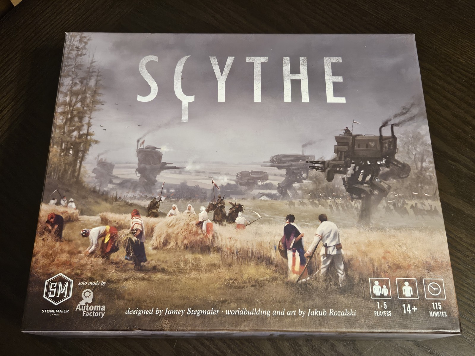 SCYTHE Board Game by STONEMAIER Complete 1-5 Players World building