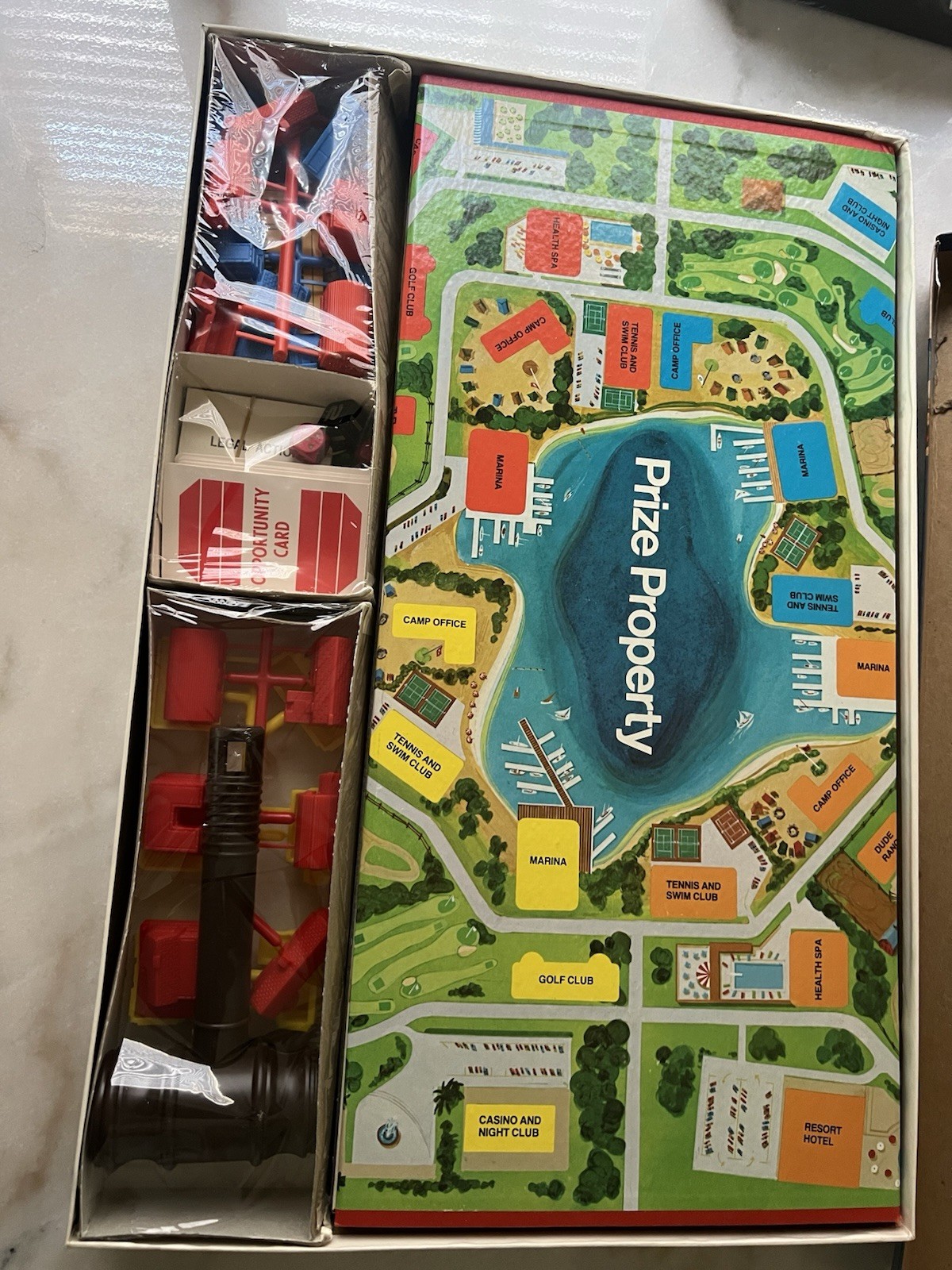 1974 Prize Property Board Game by Milton Bradley – Land Development Family Game