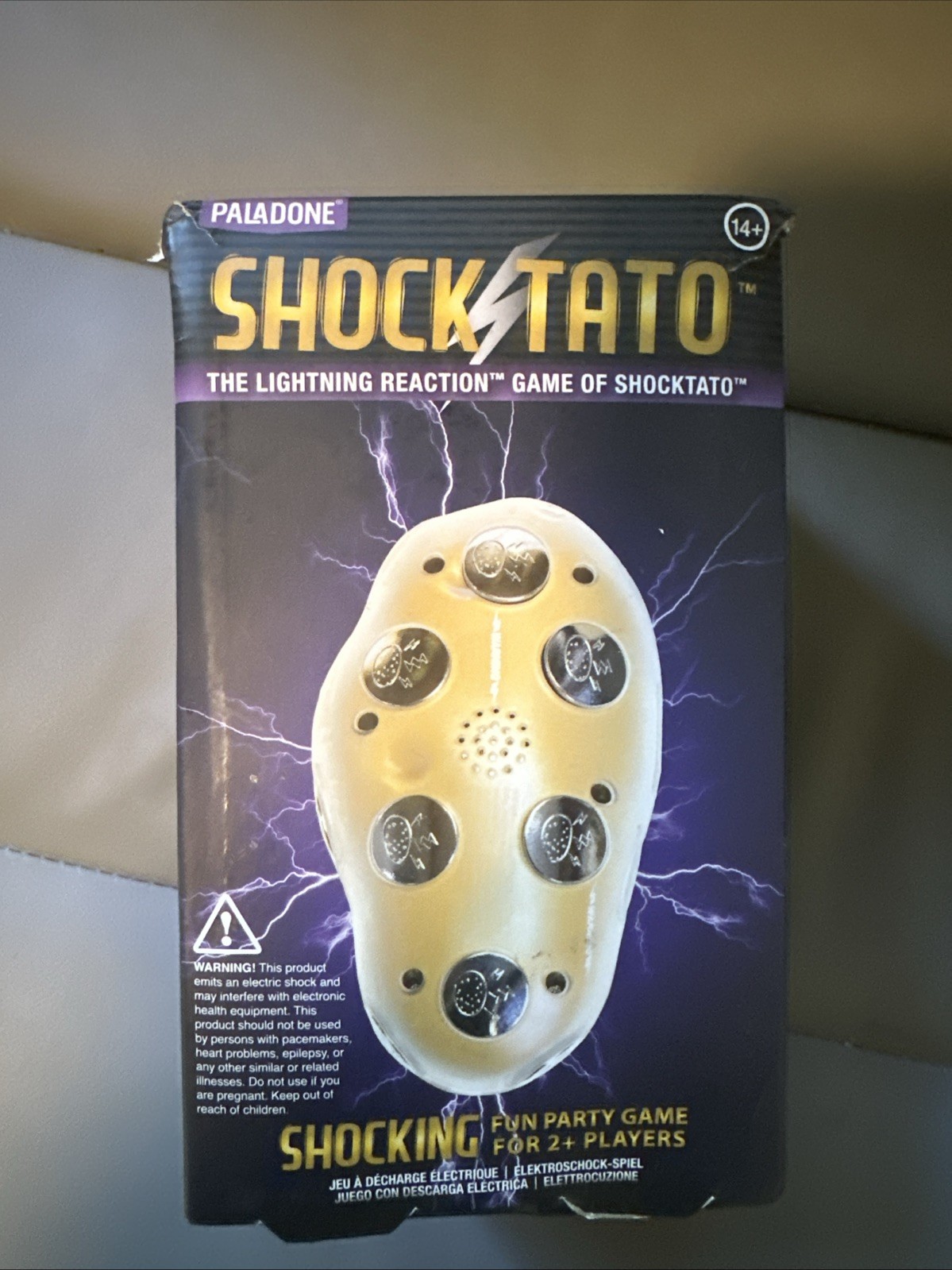 Shocktato Lightning Reaction Shocking Fun Party Game NEW in Box Paladone