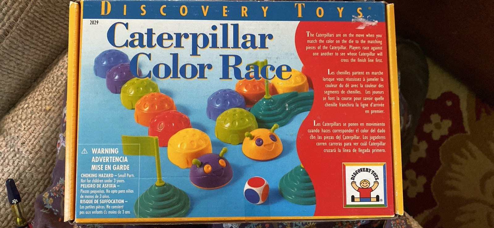 Vintage Discovery Toys Caterpillar Color Race Children’s Game (Complete in Box)