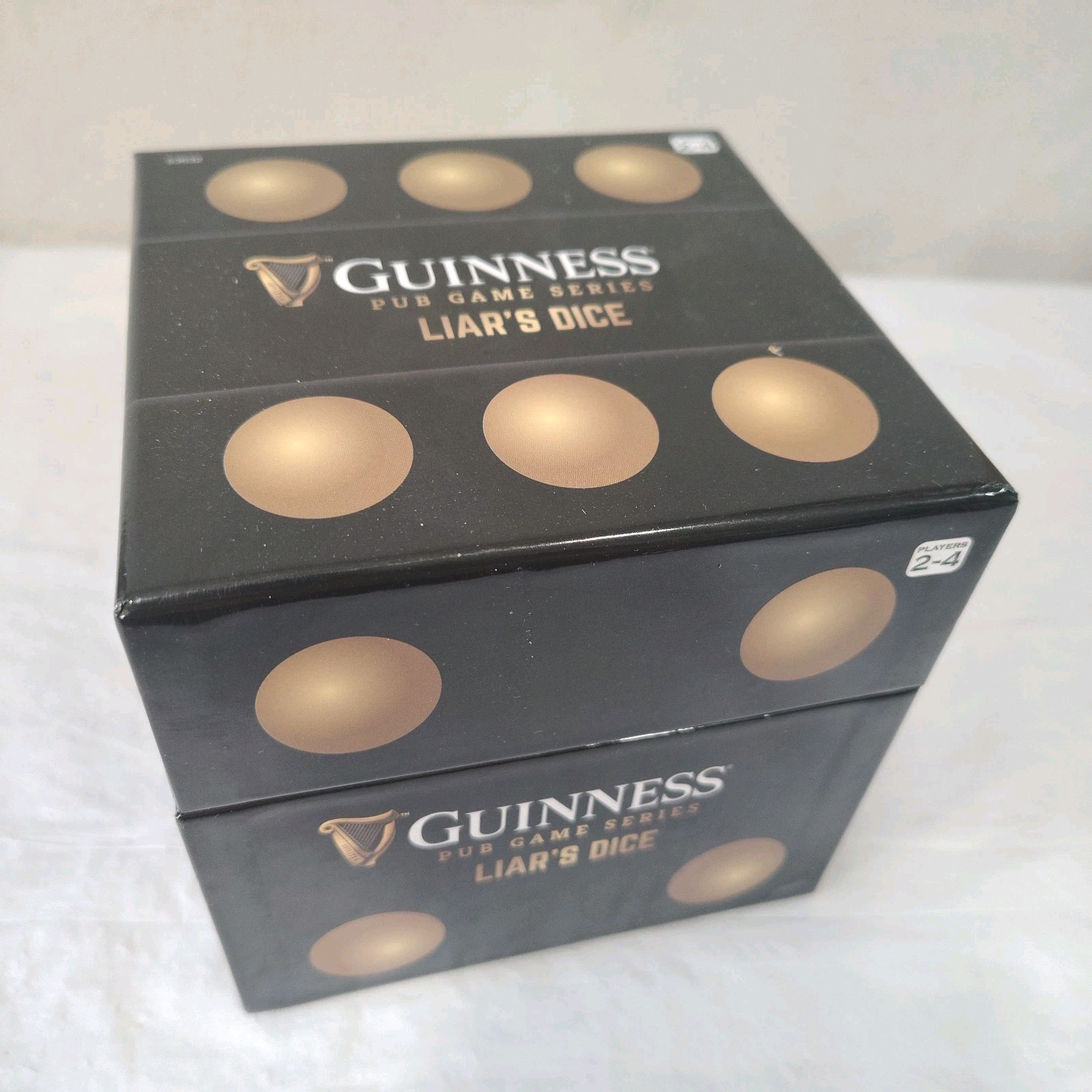 Guinness Pub Game Series Liars Dice Drinking Games Age 21+ 2-4 Player NEW SEALED