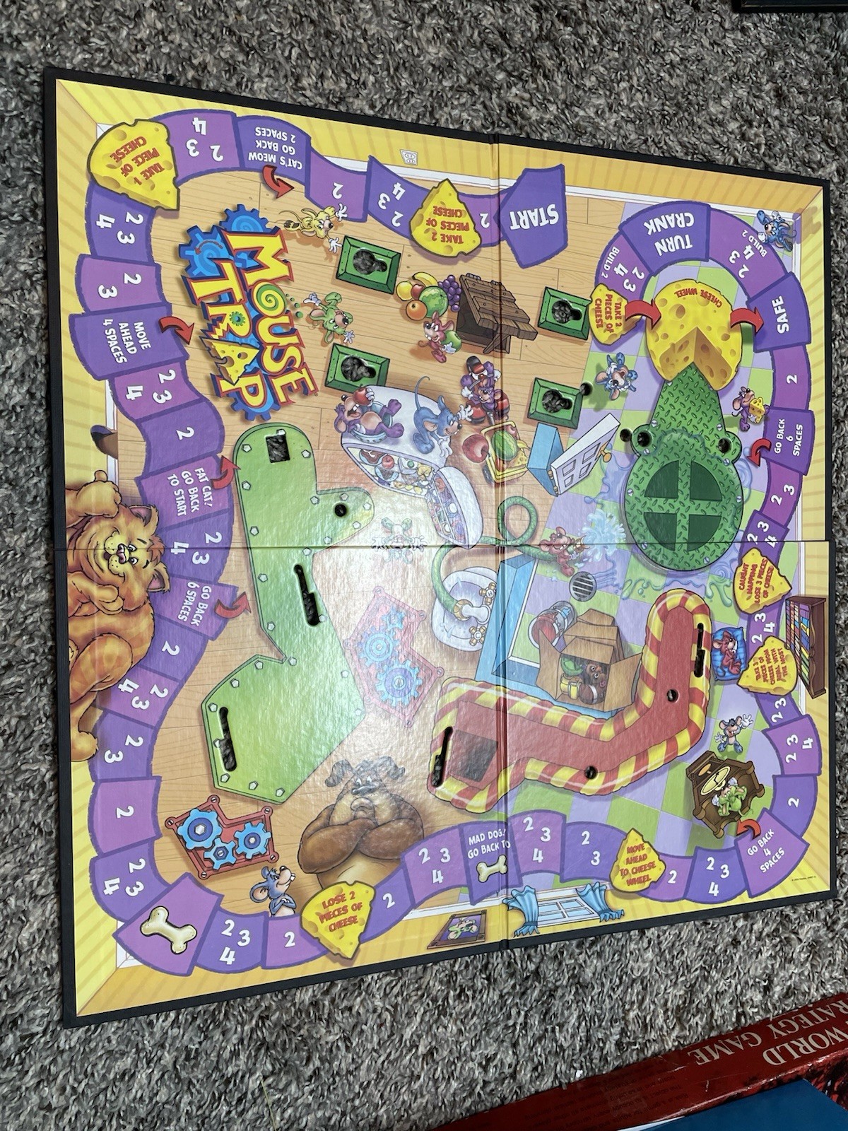 Mouse Trap Board Game Milton Bradley Hasbro 2005 Complete in Box Family Game