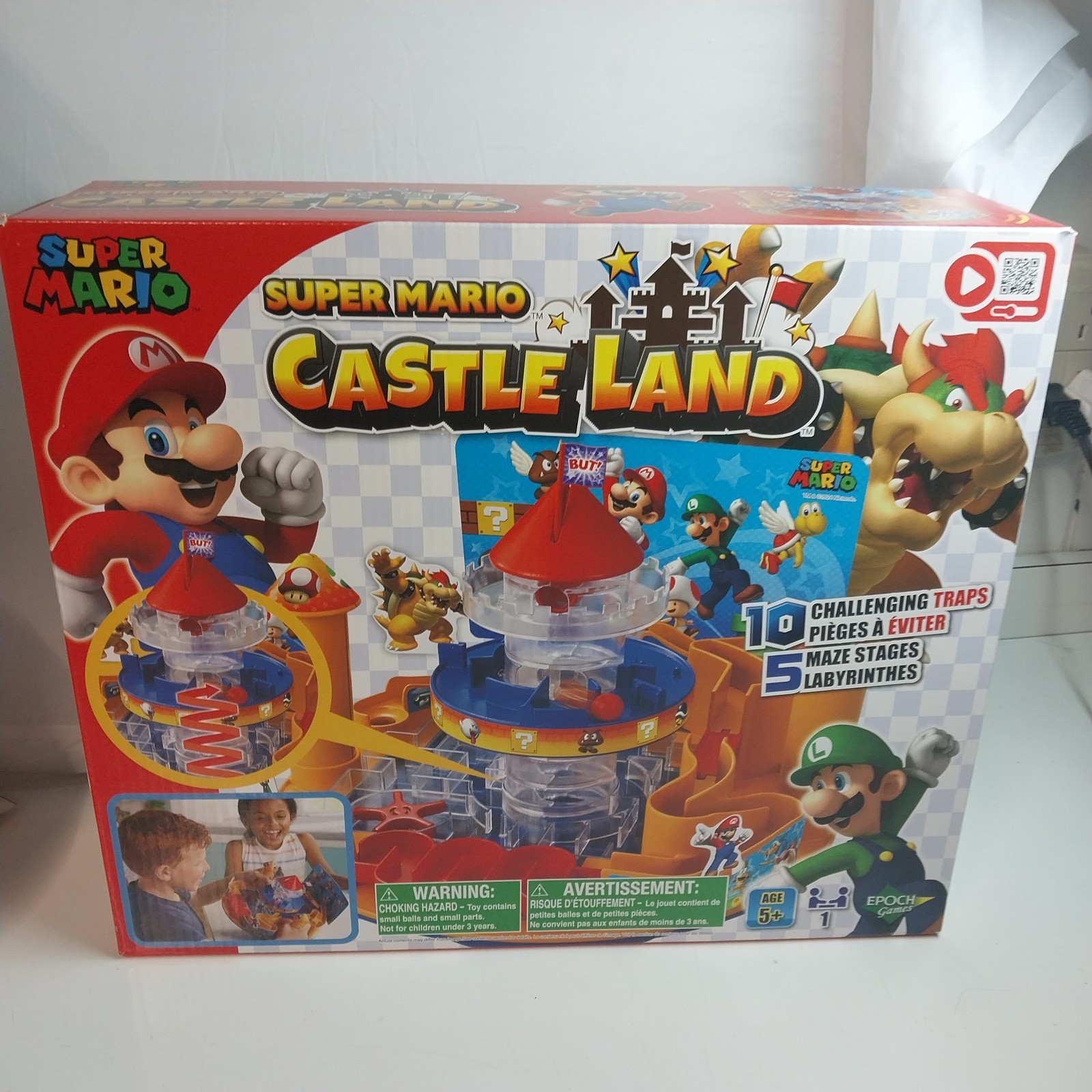 Super Mario Castle Land Maze Game NEW in Box Epoch Everlasting Play 7486…