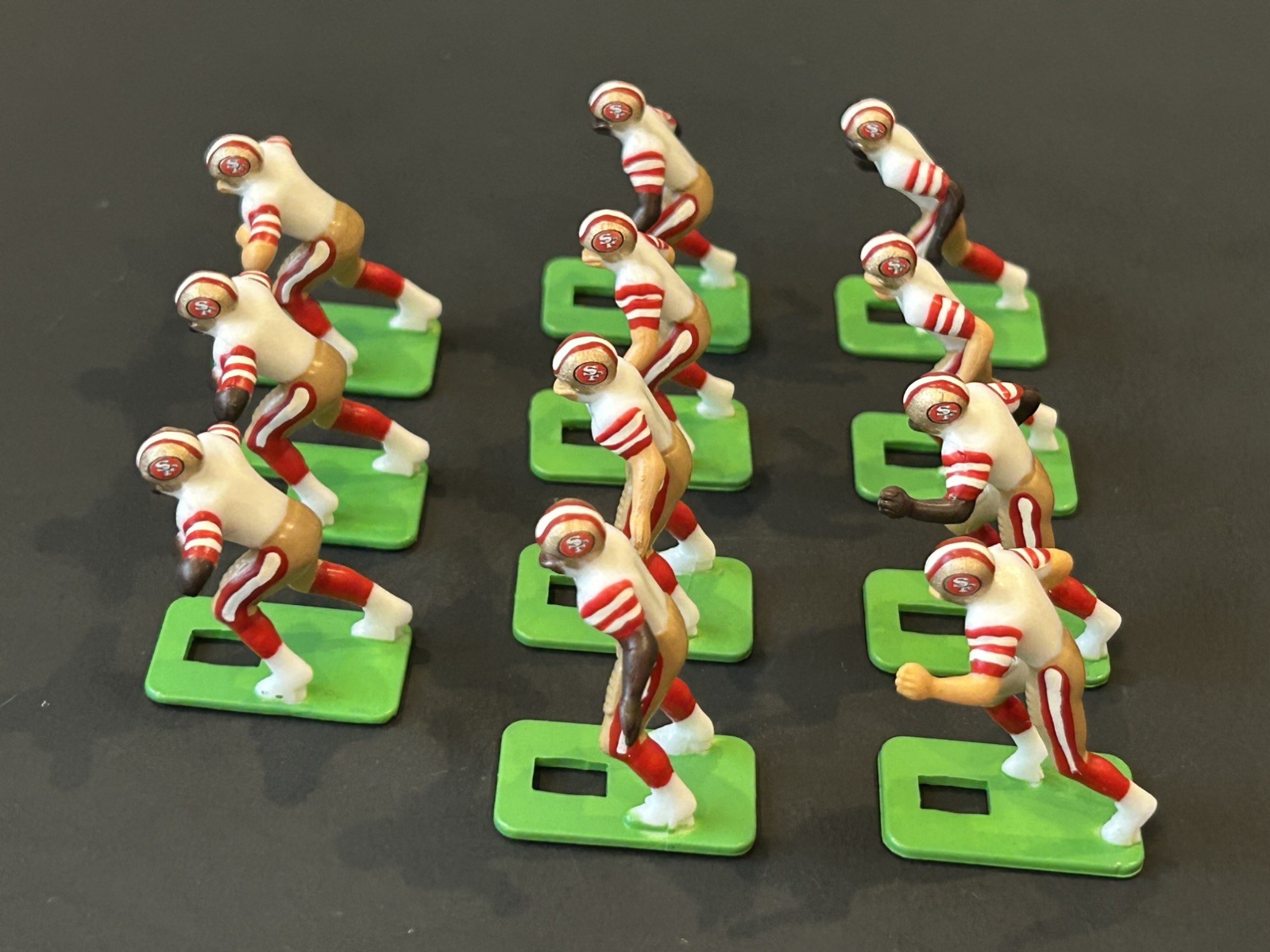 Electric Football Figures-NFL Away Jersey-(91) San Francisco 49ers Hand Painted