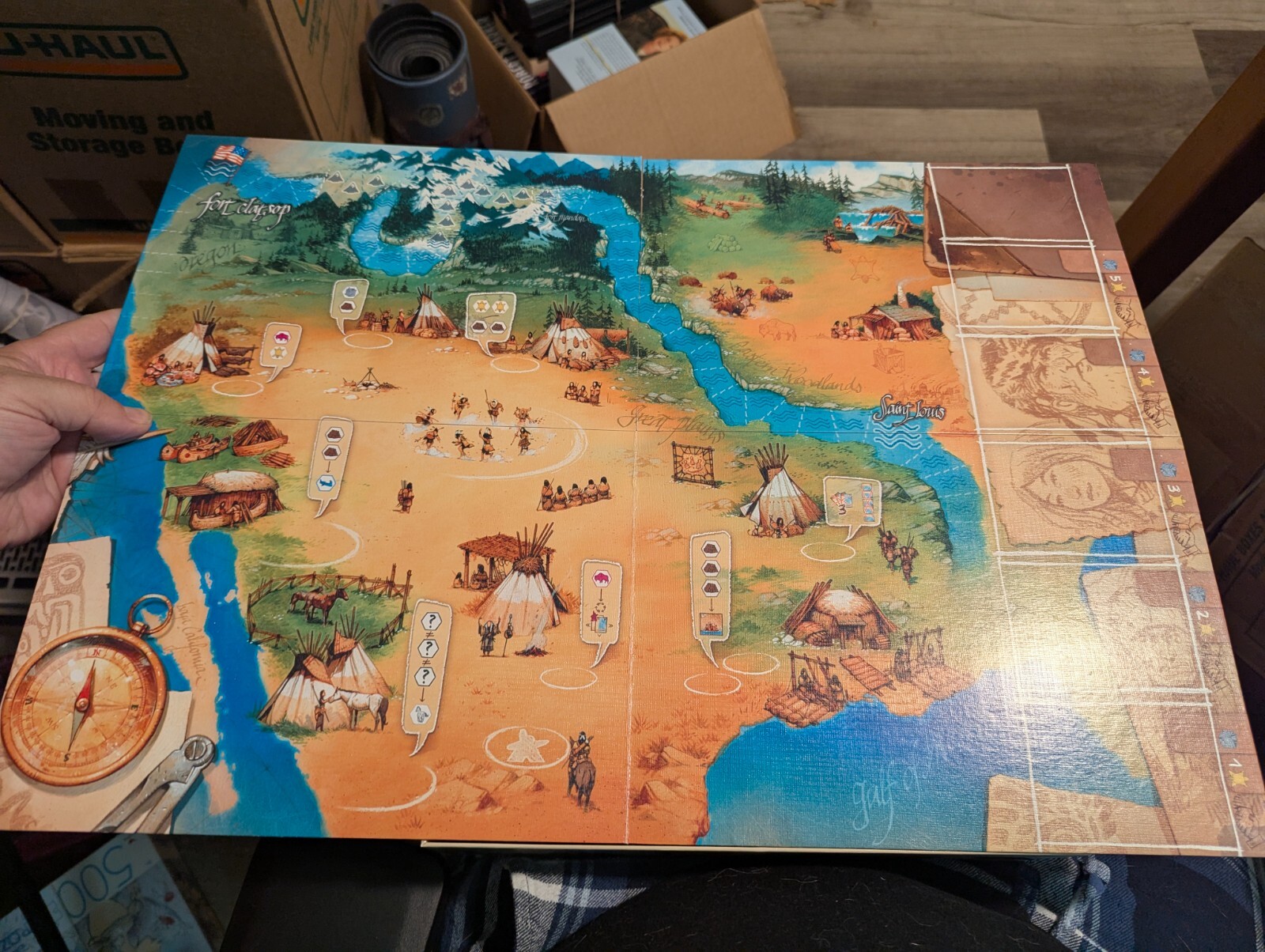LEWIS & CLARK The Expedition Board Game 100% COMPLETE 2014 AWARD WINNER