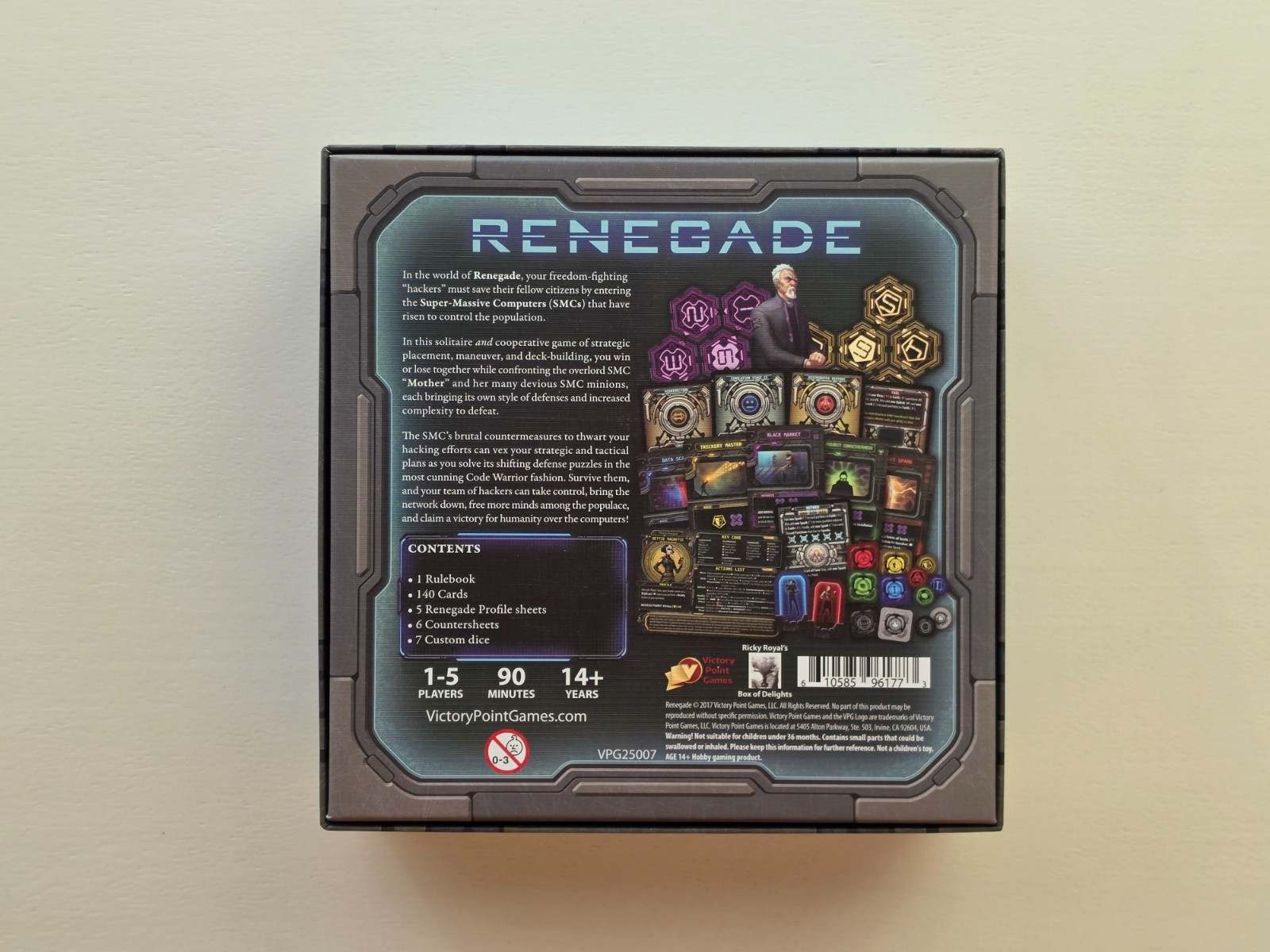 Renegade Board Game 2017 Victory Point Games Richard Wilkins Complete