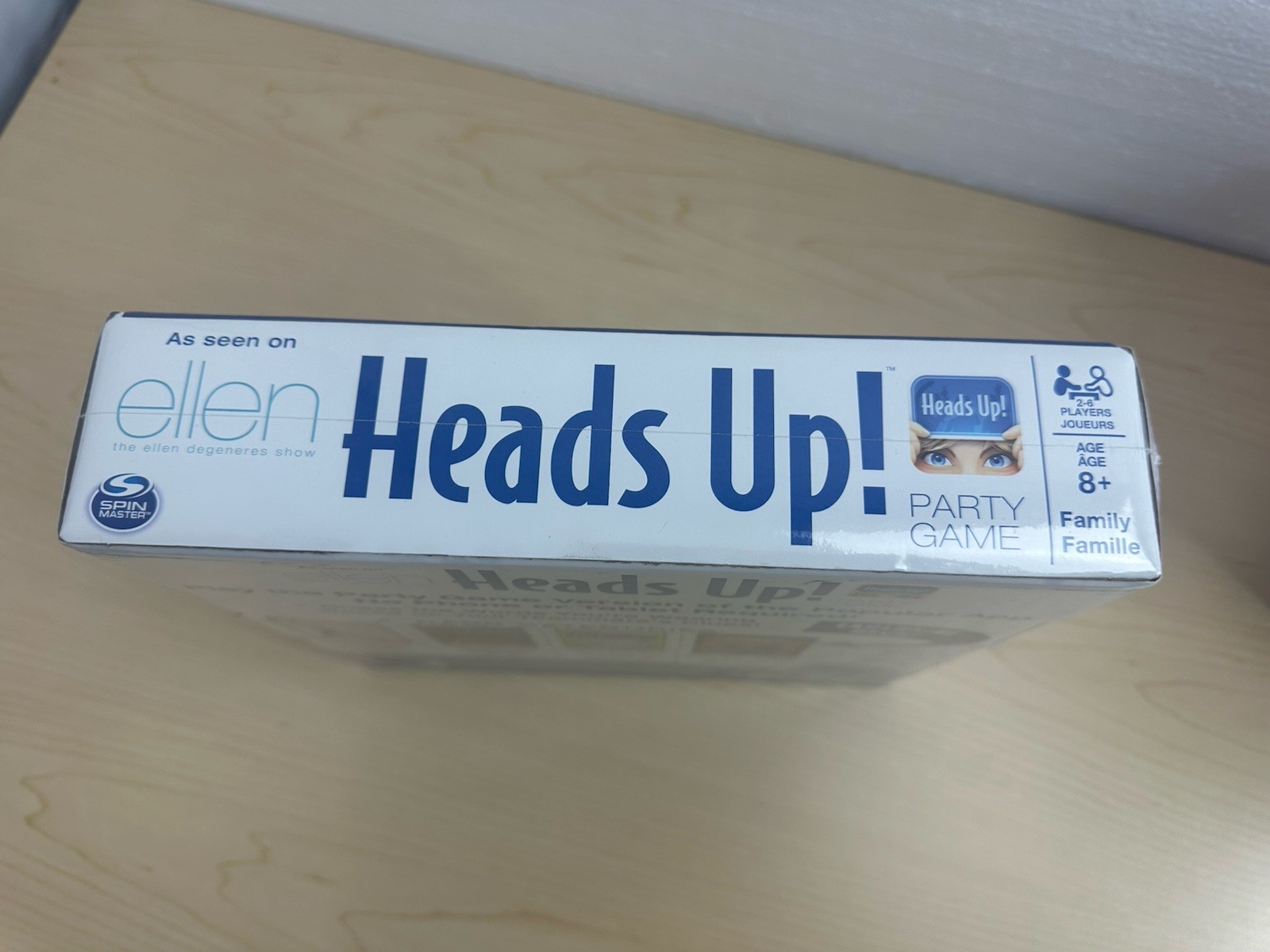 Heads Up! Party Game As Seen on the Ellen Degeneres Show New Sealed