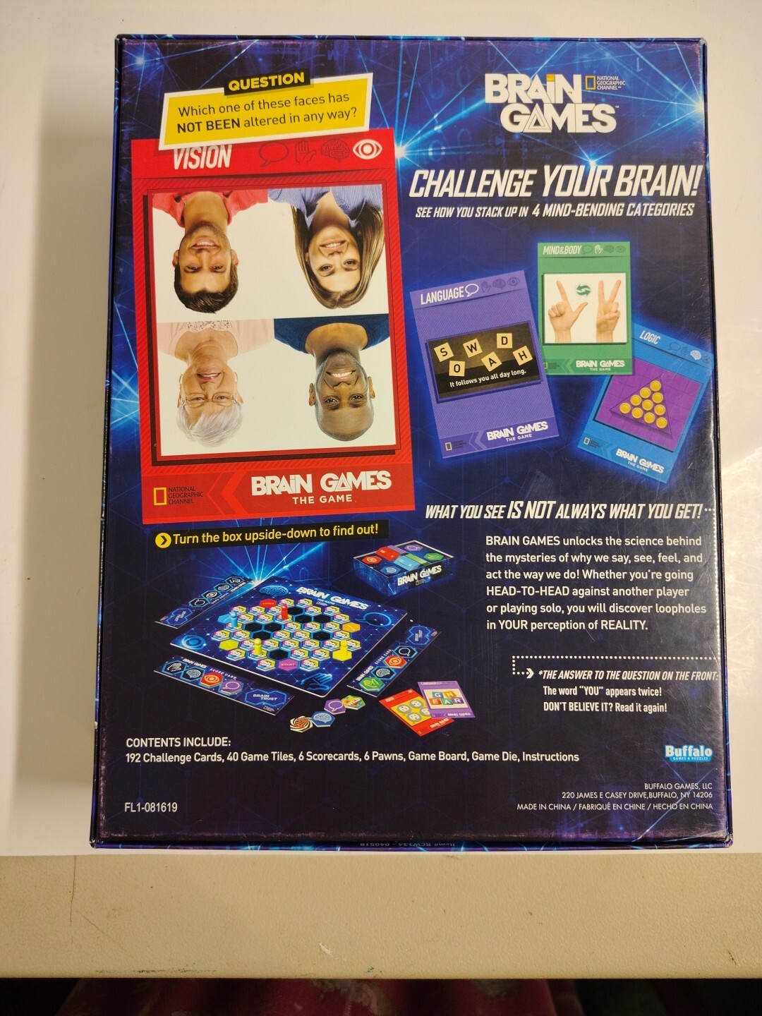 New Brain Games The Game Based on the Emmy Nominated National Geographic Channel