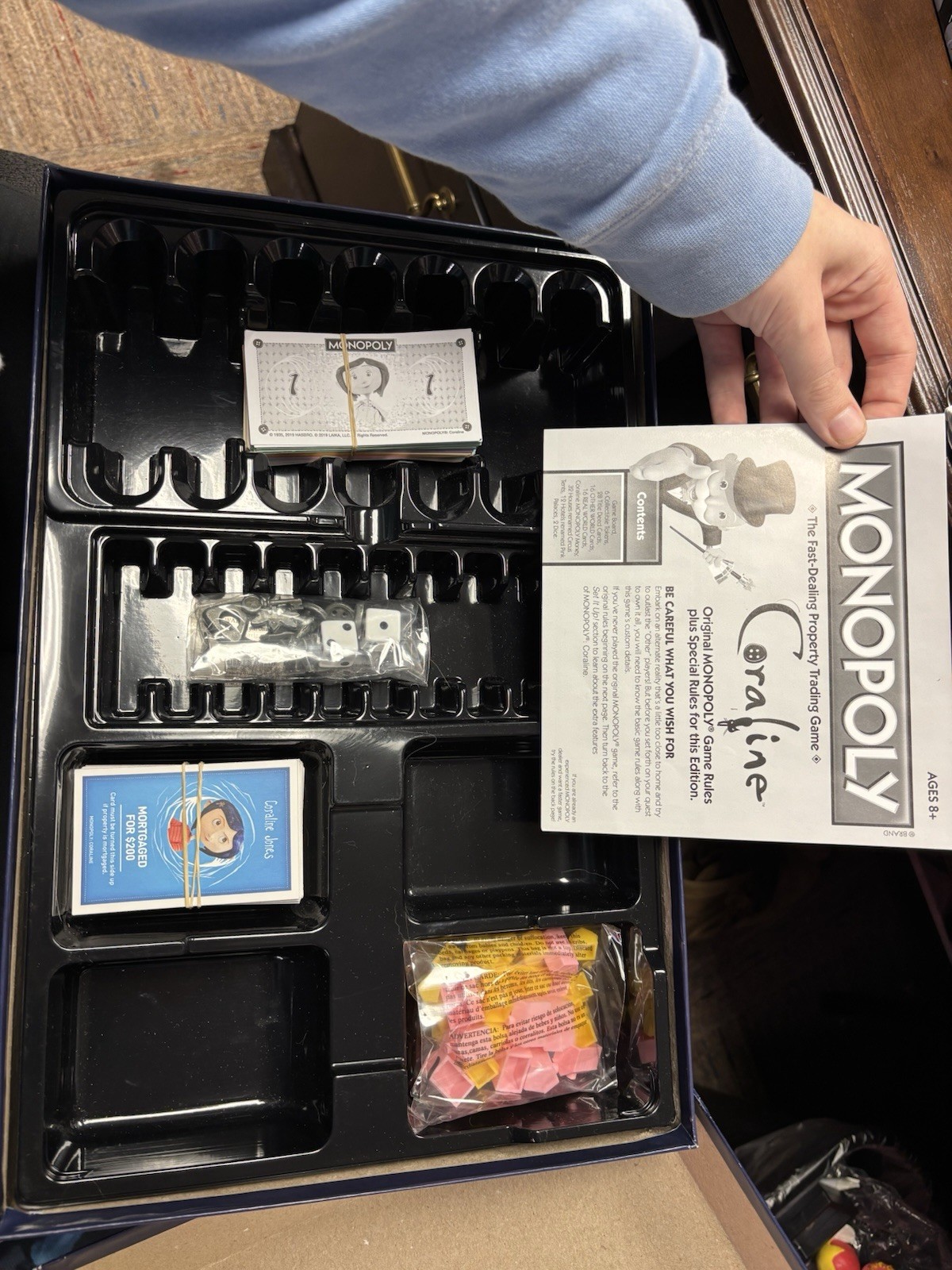 Hasbro Coraline Monopoly Board Game Laika Rare Collectibles 2019 Edition