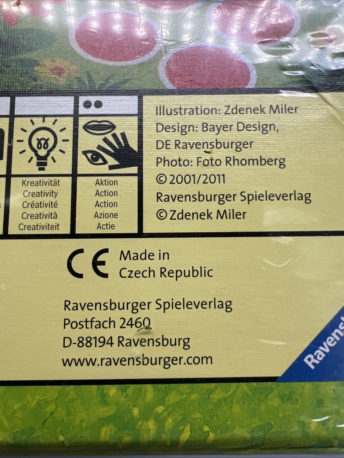 Ravensburger German Game THE MOLE AND HIS FAVORITE GAME Fun Children Board Game