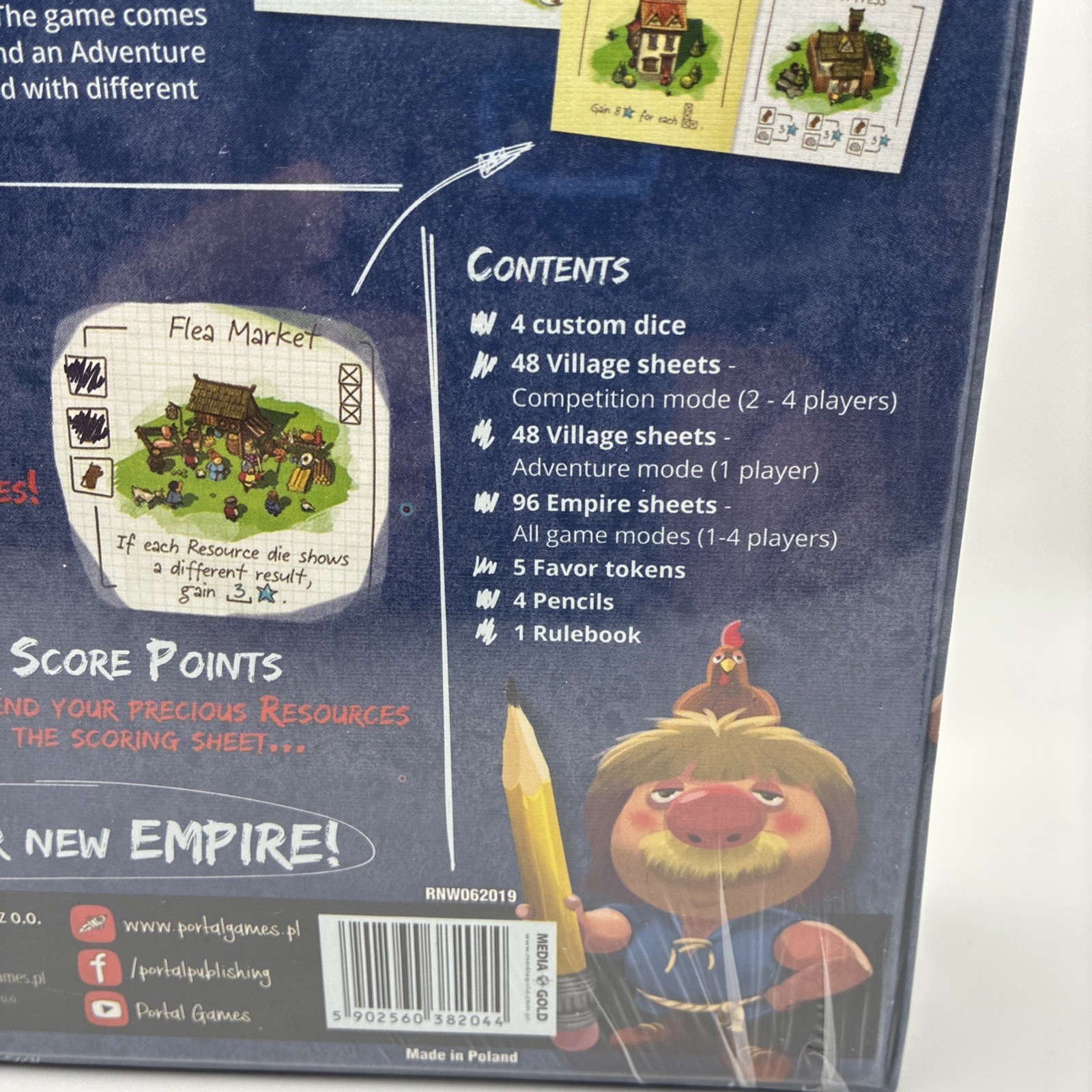 Imperial Settlers: Roll and Write by Ignacy Trzewiczek Portal Games New Sealed