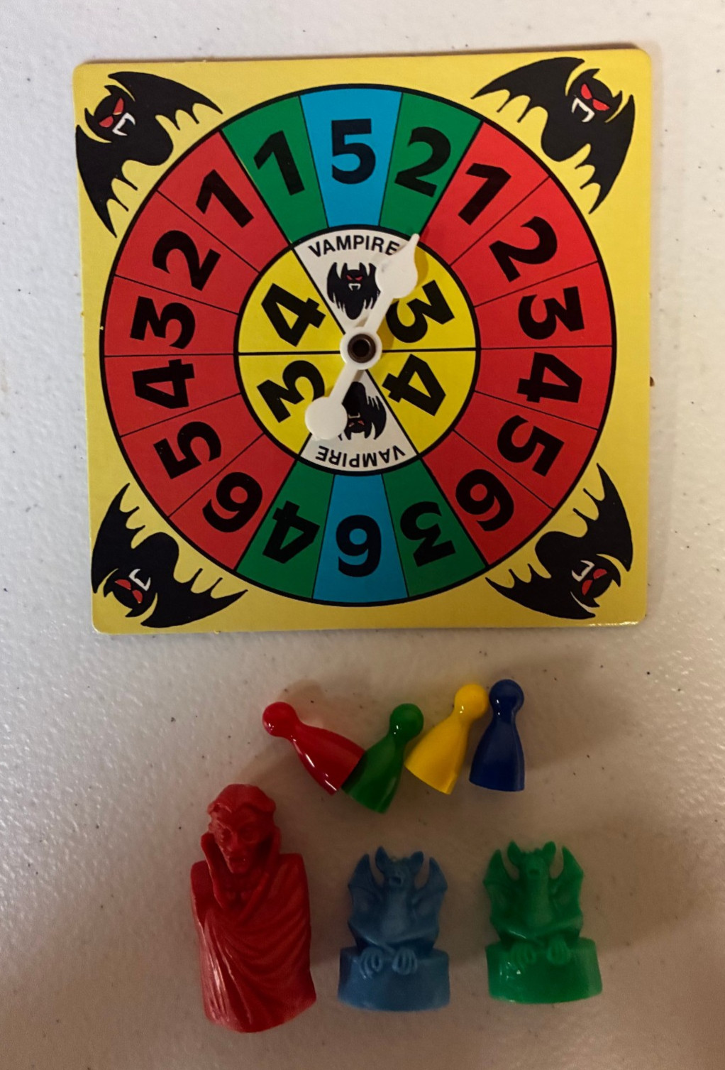 1978 Waddingtons House of Games Dracula Board Game w/ Mask Complete