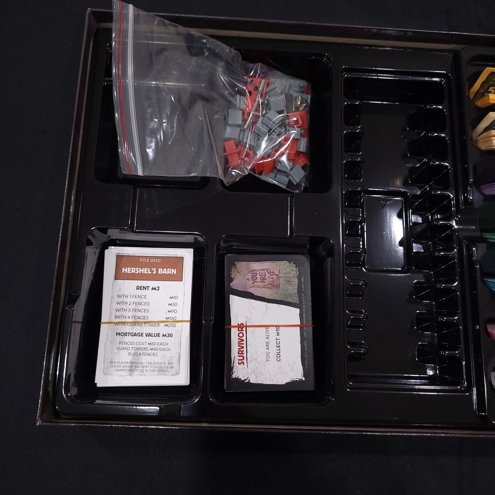Monopoly AMC The Walking Dead TWD Limited Edition Board Game 100% COMPLETE