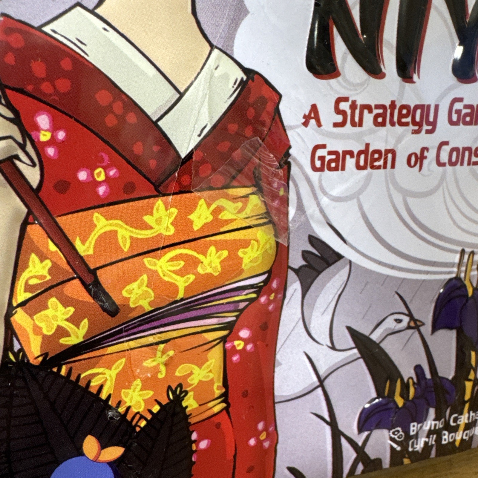 Niya Strategy Game in Tin Case by Blue Orange 2014 Japan Garden Theme