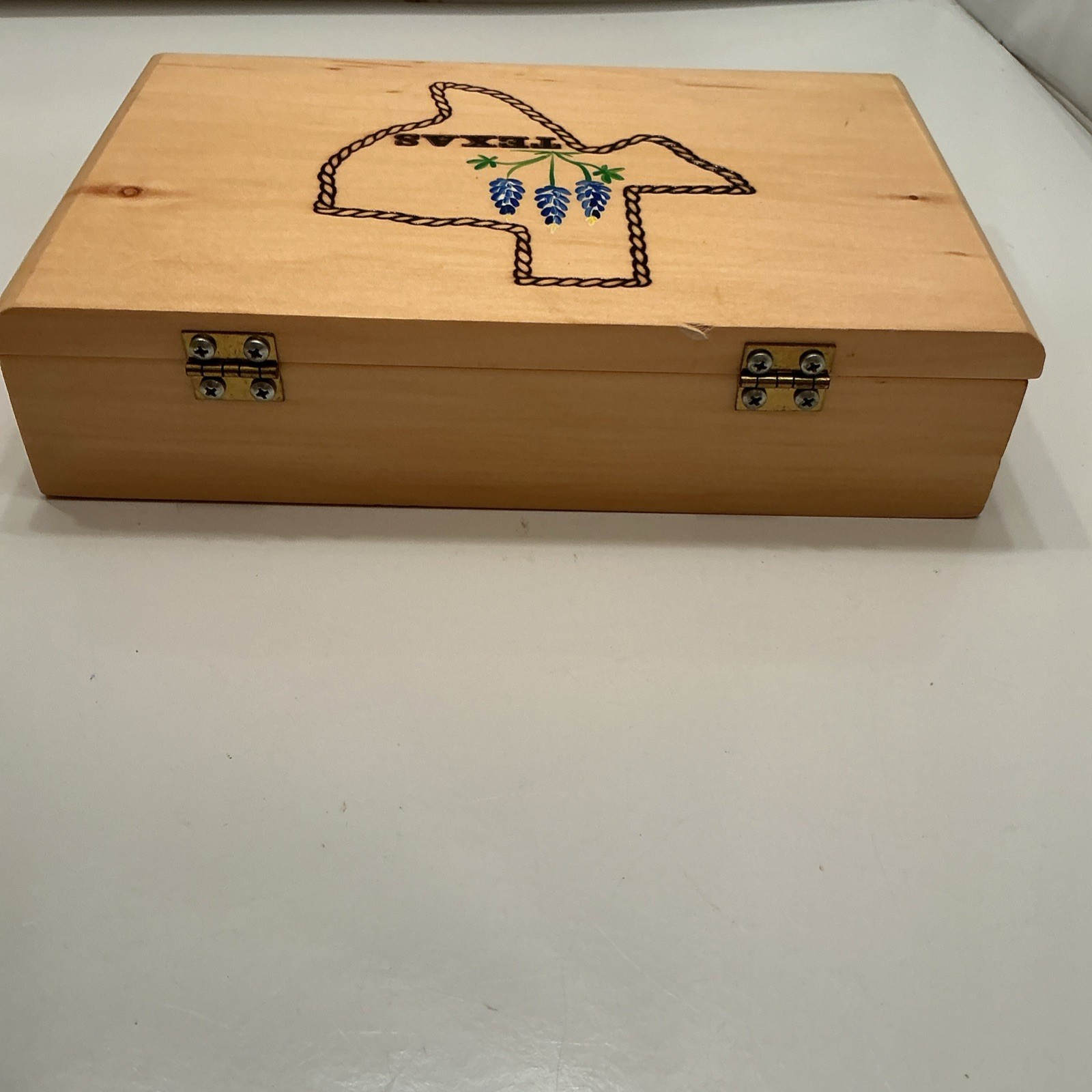 HANDPAINTED TEXAS BLUEBONNETS Extra Thick DOMINOES Texas Imagineering