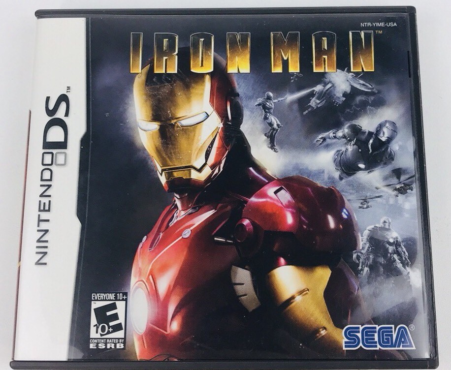 Iron Man Nintendo DS Video Game And Case No Instruction Booklet Sega