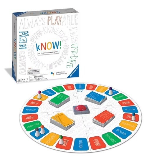 Ravensburger Google kNOW Quiz Game Family Board Game Age 10+, 3-6 Players