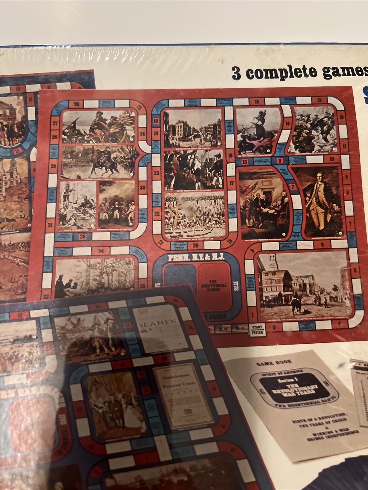 Coach House Boardgame Bicentennial Games Box In Plastic Wrap Vintage