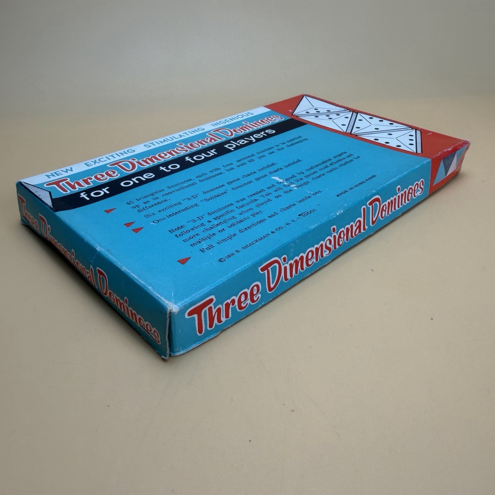 Three Dimensional Dominoes by Shackman & Co. – Hong Kong Vintage Complete