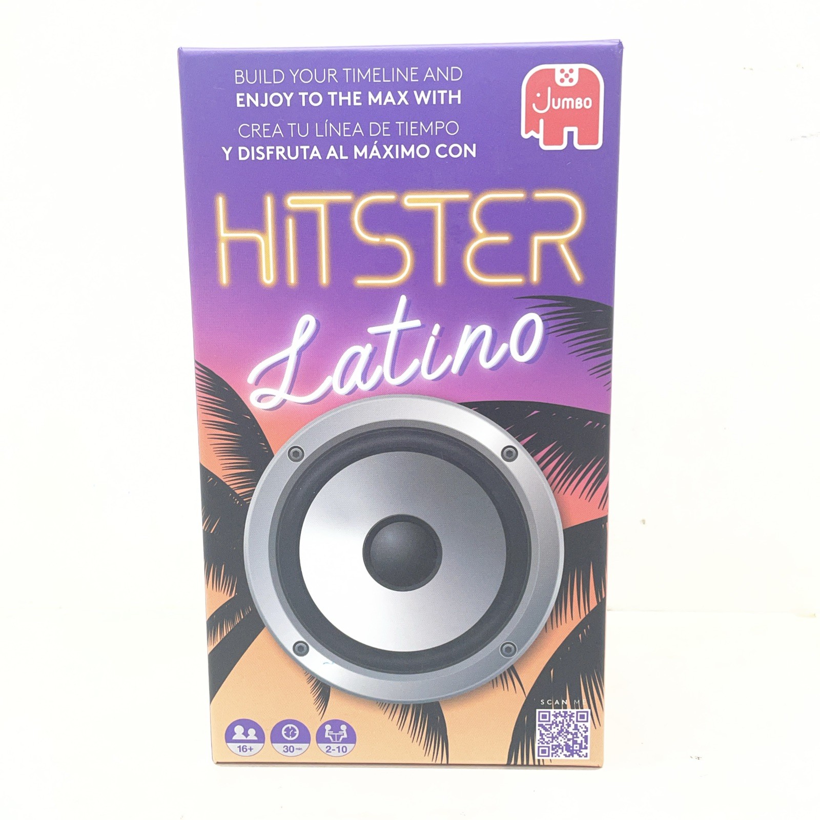 Jumbo Hitster Latino Fun Music Quiz Card Game Over 300 Latin Music Hits