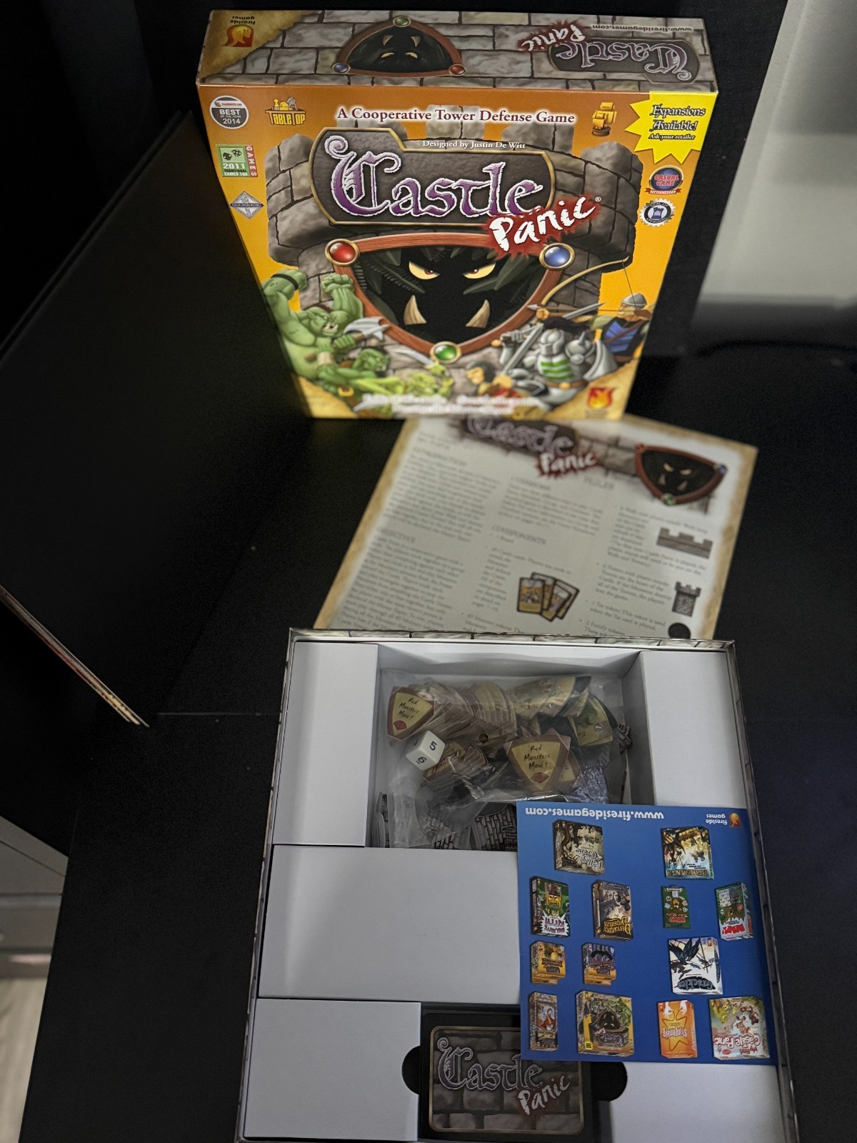 Castle Panic Cooperative Tower Defense Board Game By Fireside Games
