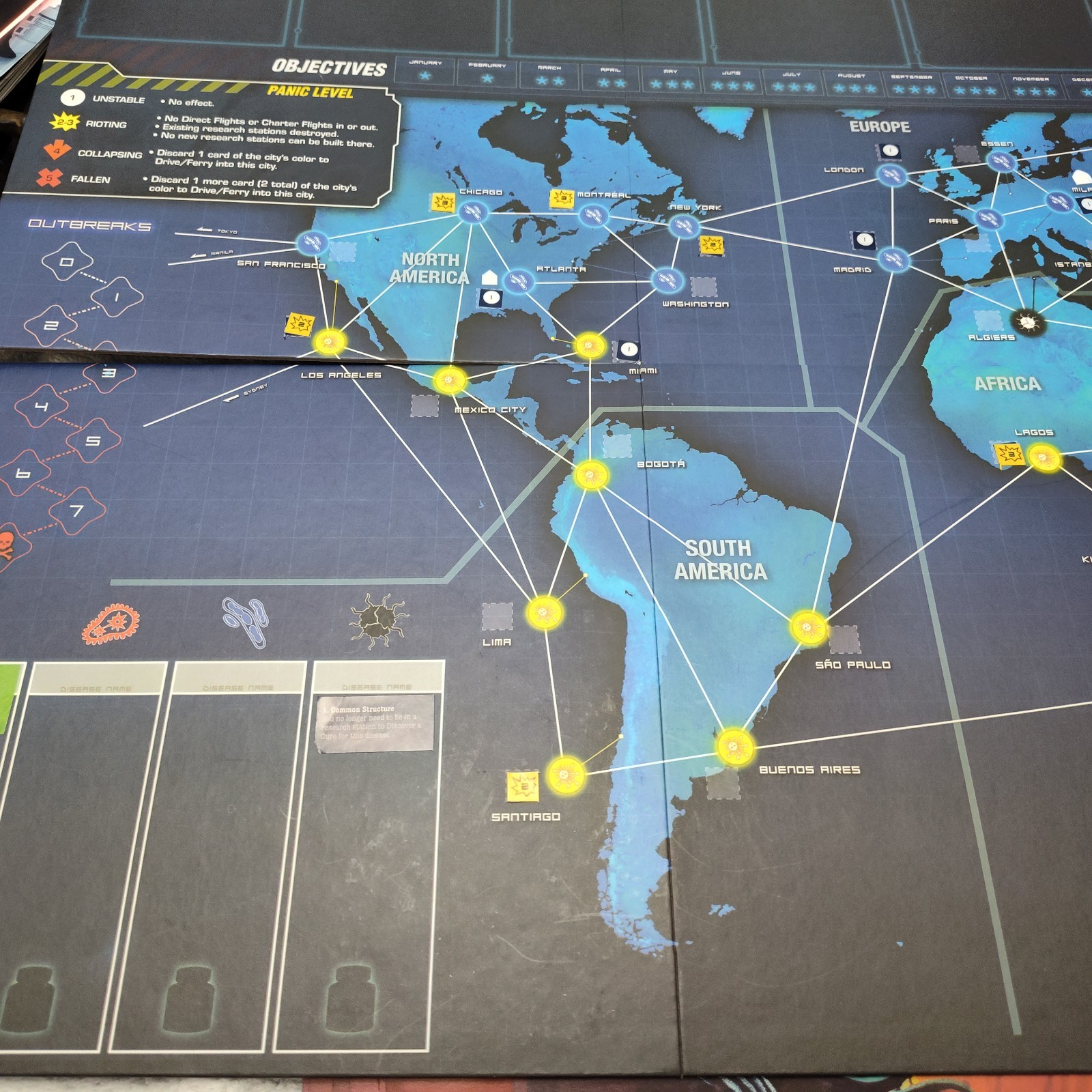 Pandemic: Legacy, Season 1, Z-Man Board Game Red Edition- EUC