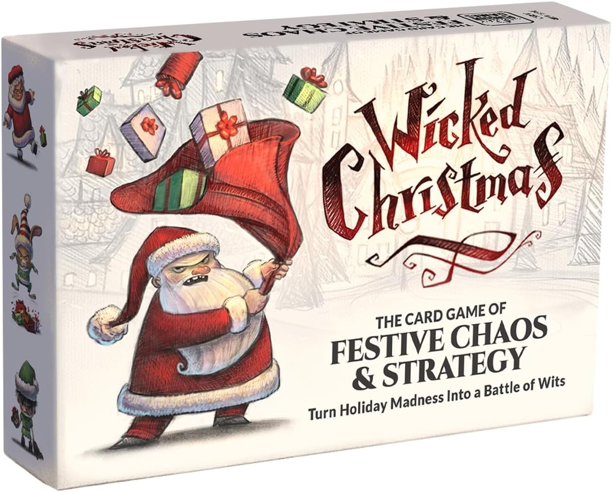 Wicked Christmas Card Game Wonky Penguin Holiday Festive Chaos Family Fast