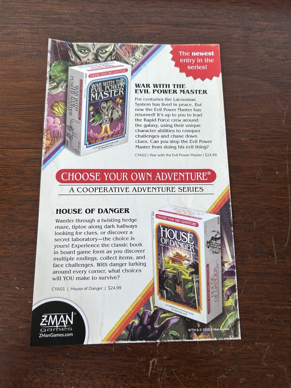 Choose Your Own Adventure : House of Danger Cooperative Game RA Montgomery Book