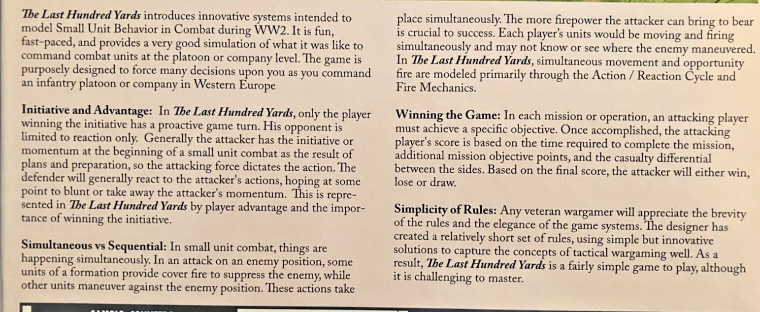 The Last Hundred Yards, Open Box (GMT, 2019)