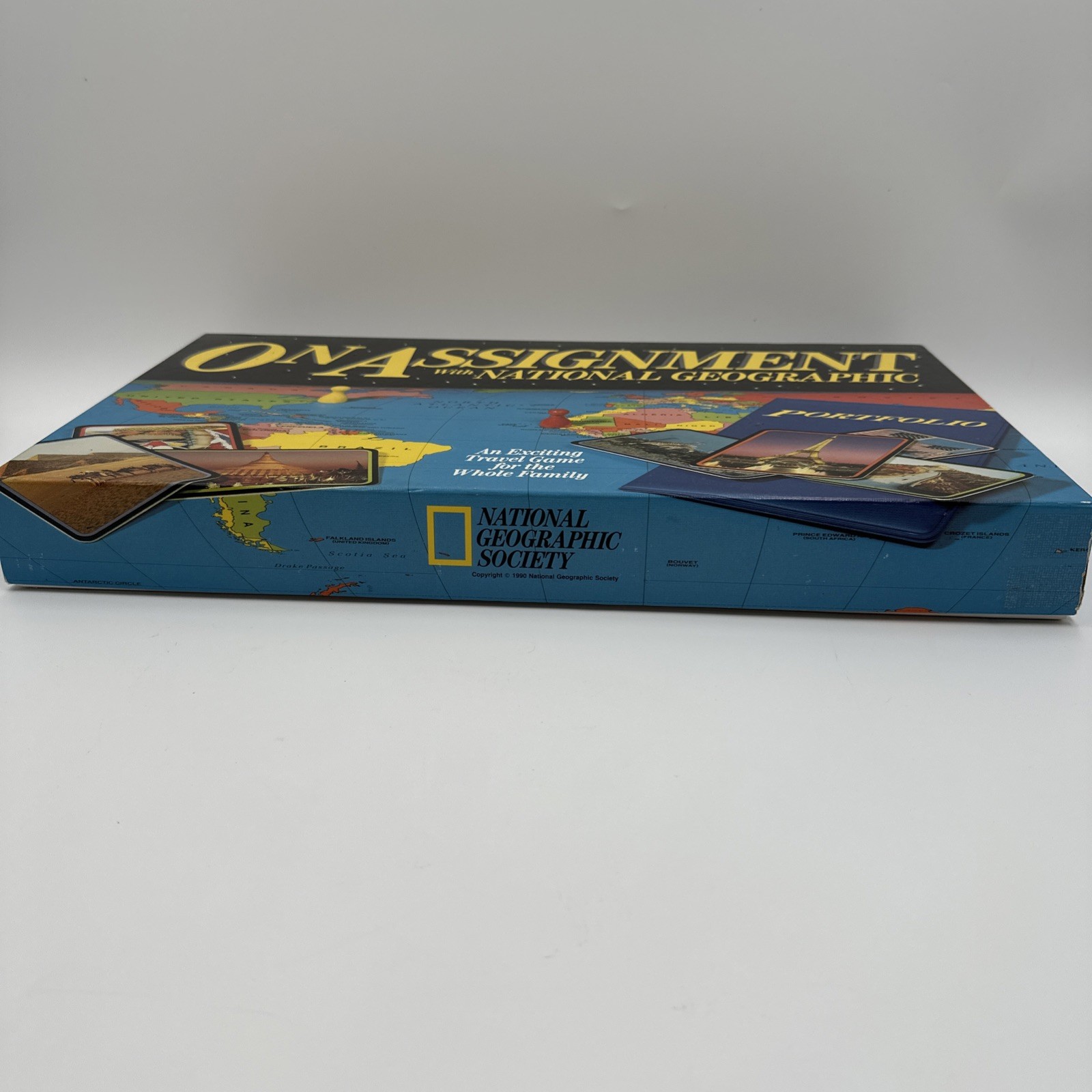 Vintage 1990 On Assignment with National Geographic Educational Board Game Compl
