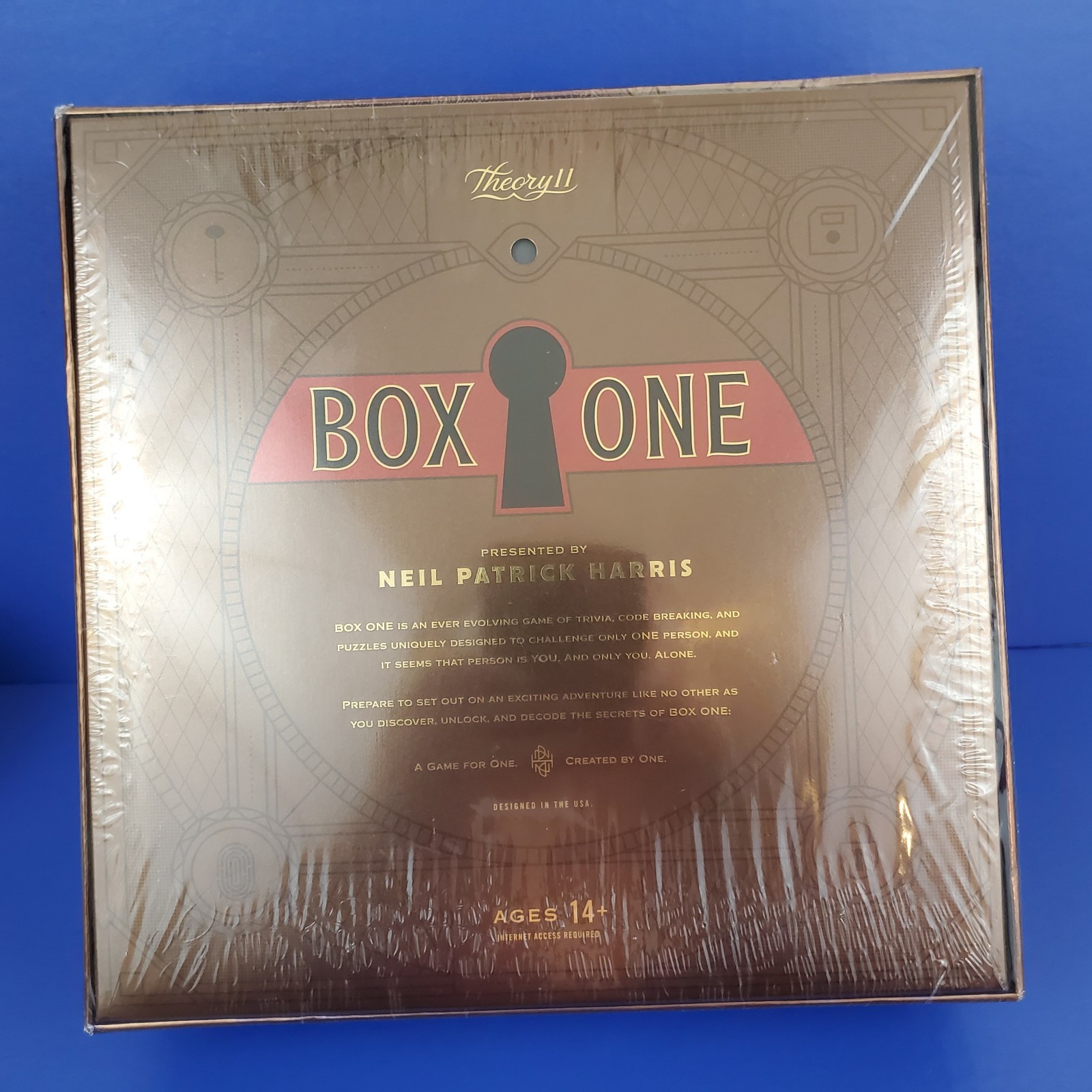 BOX ONE Board Game Neil Patrick Harris Theory 11 Strategy BRAND NEW SEALED