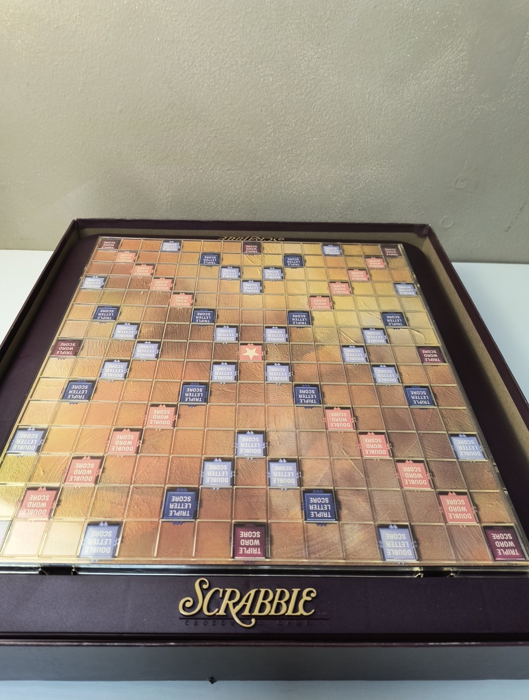 Milton Bradley 4034 Scrabble Deluxe Edition Board Game