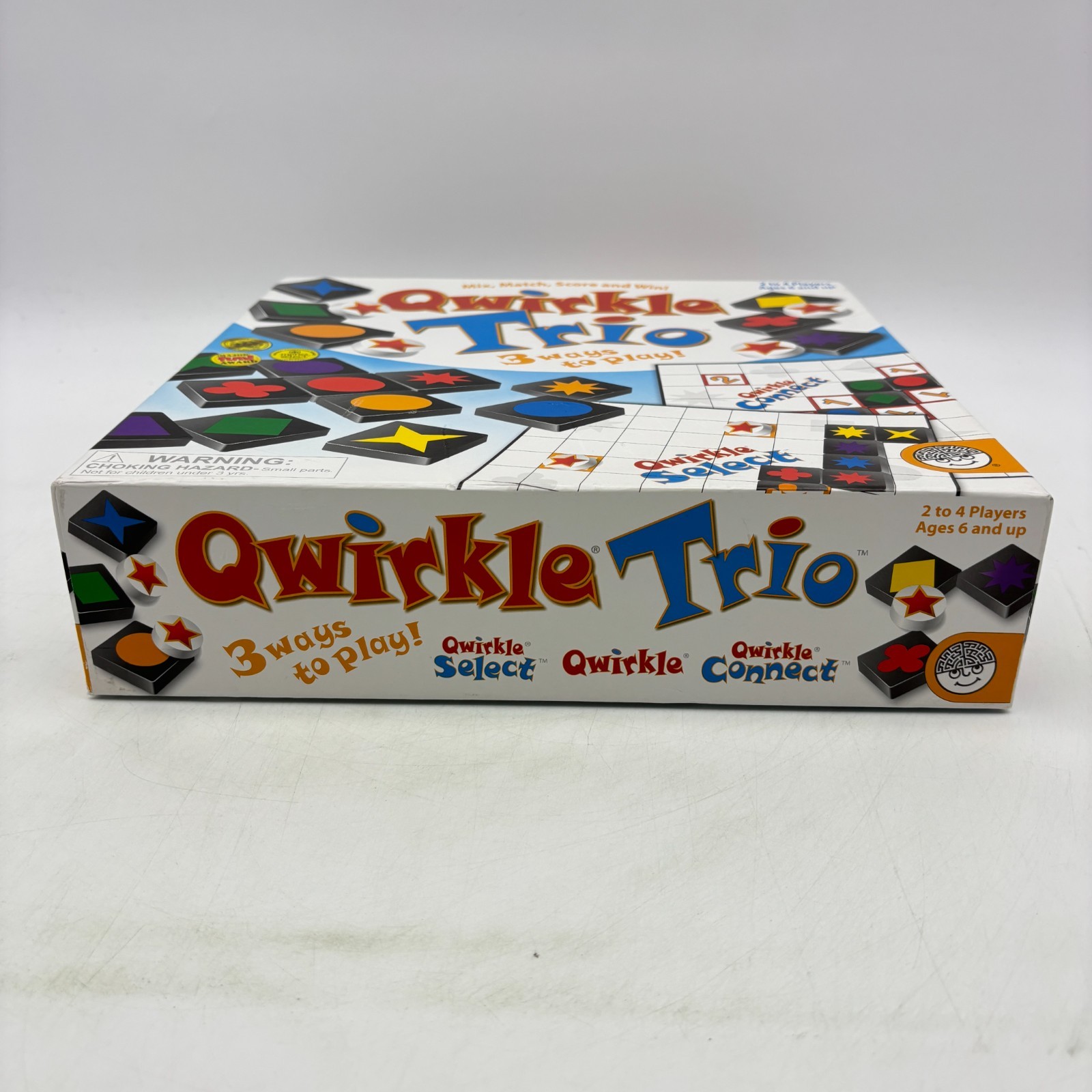 Qwirkle Trio 3 in 1 Game COMPLETE MindWare 2013 Tiles Strategy Select Connect