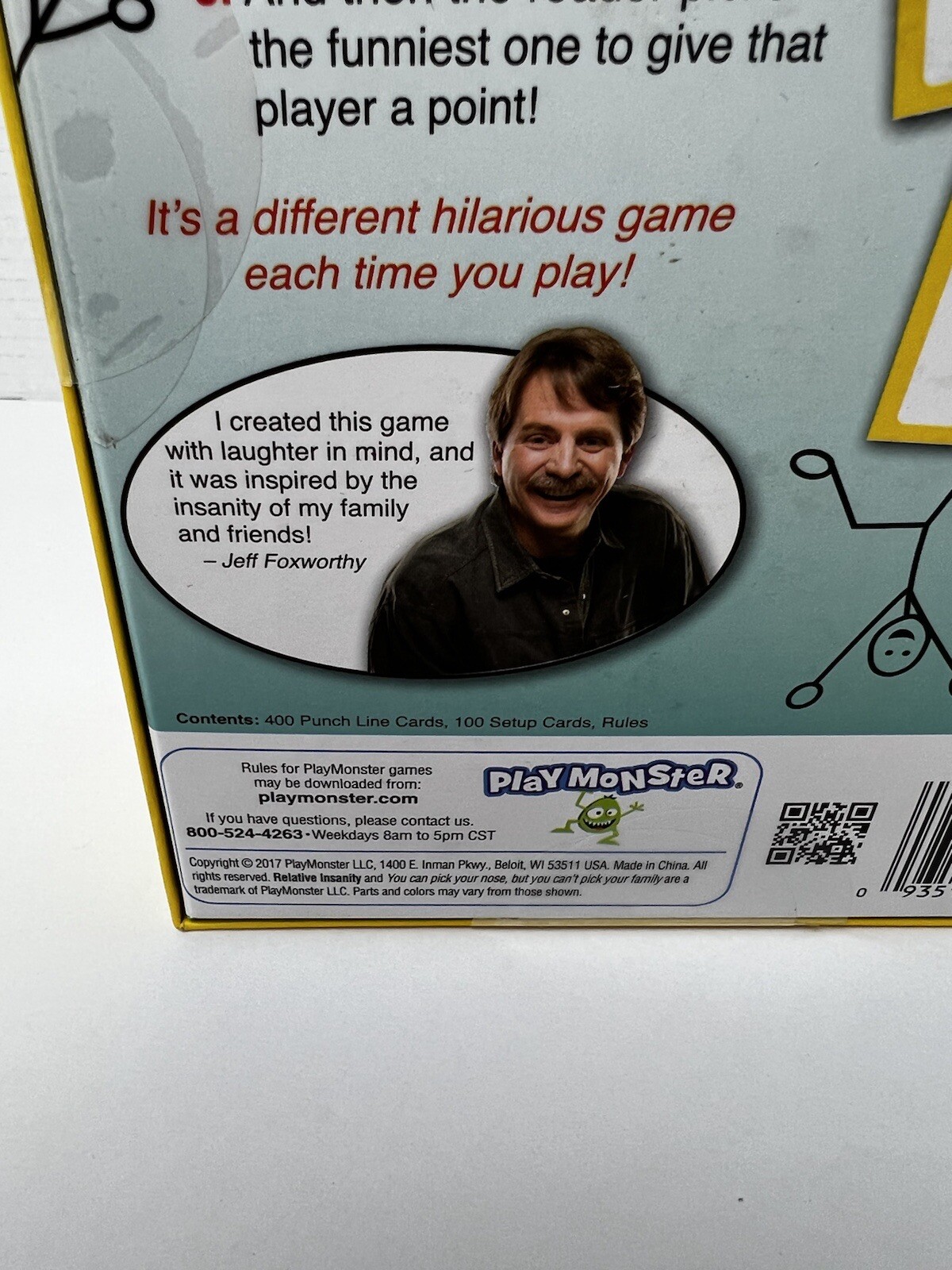 Relative Insanity (Card Game, 2017) Play Monster Jeff Foxworthy Family Game NEW
