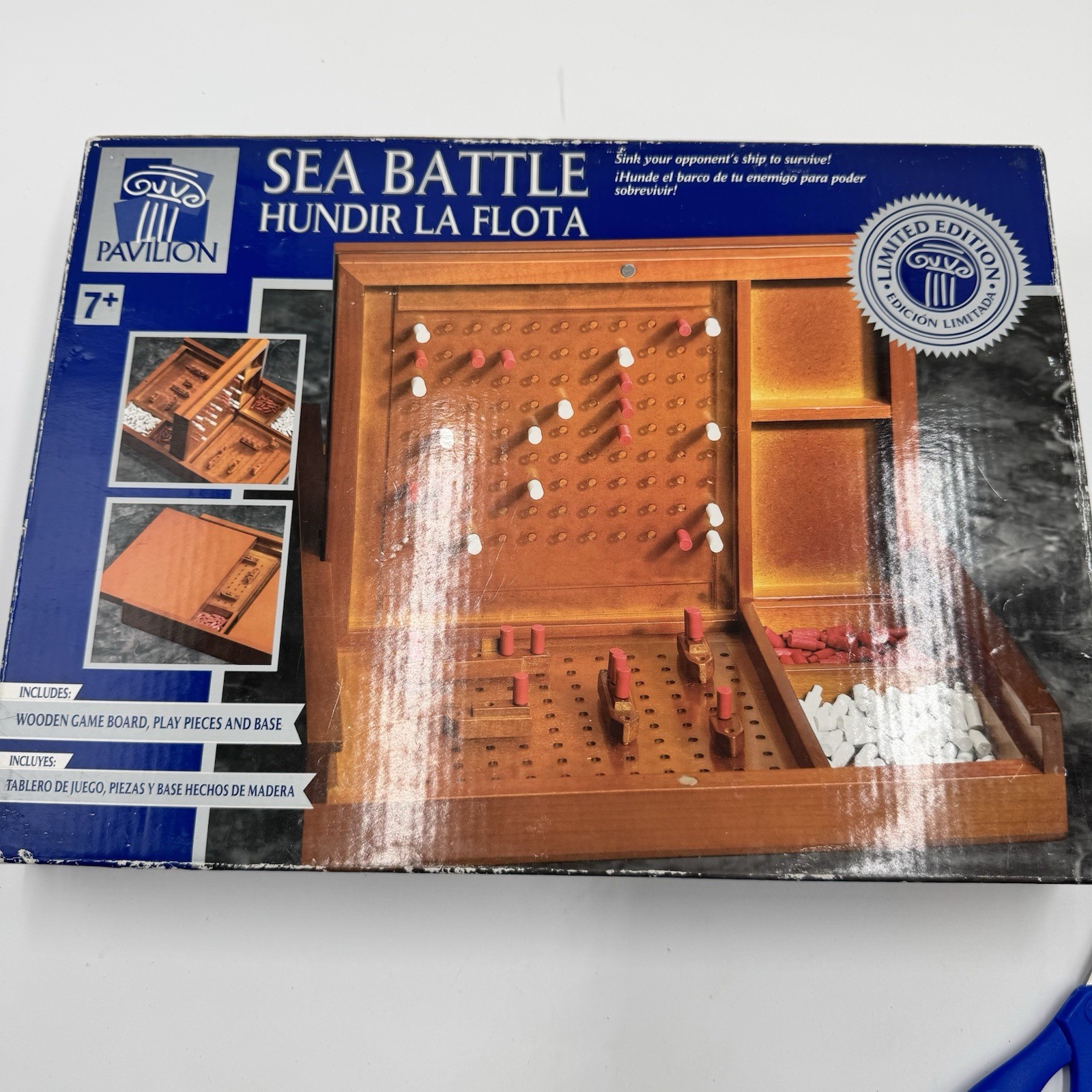 Pavilion Boardgame Sea Battle Limited Edition Game Open Box Hundir La Flota READ