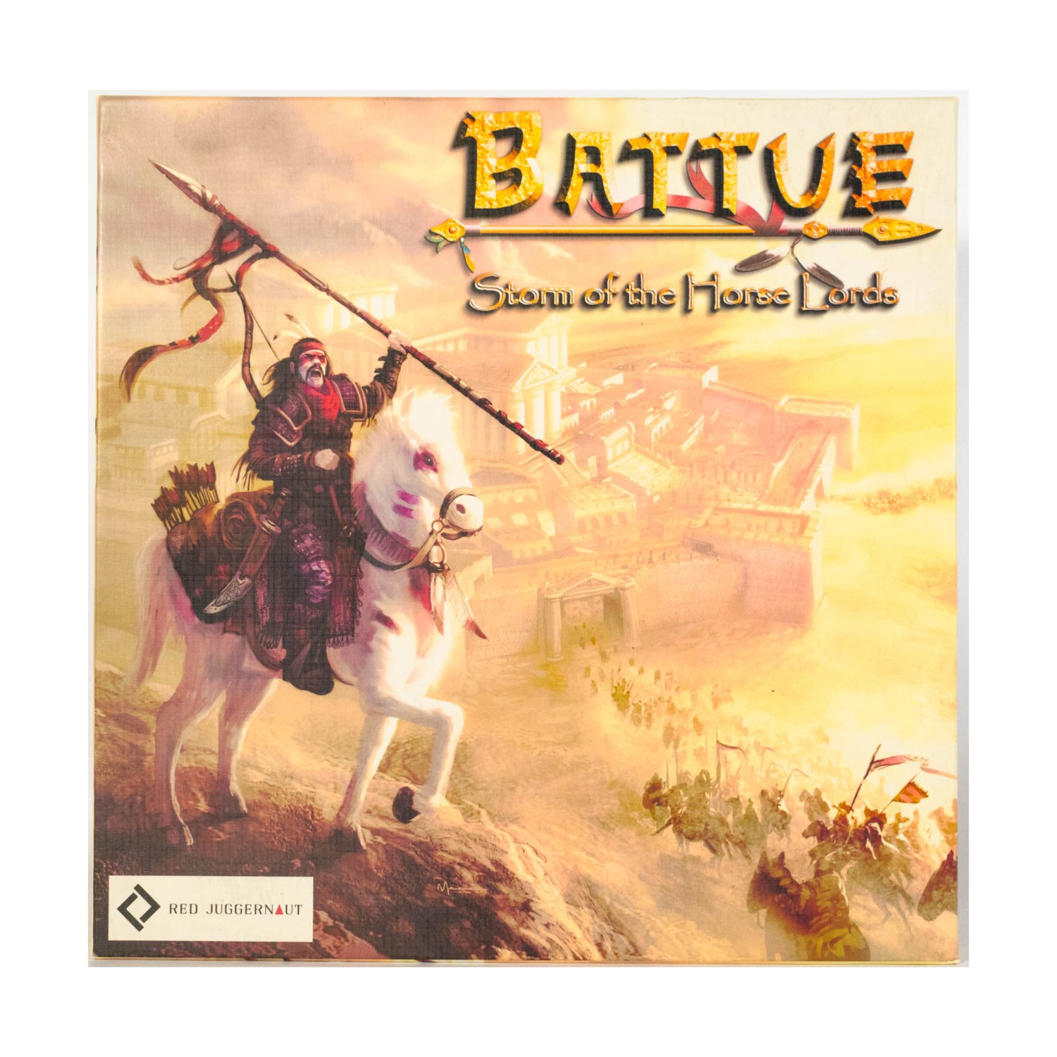 Red Juggernaut Boardgame Battue – Storm of the Horse Lords Box SW (VG+/New)