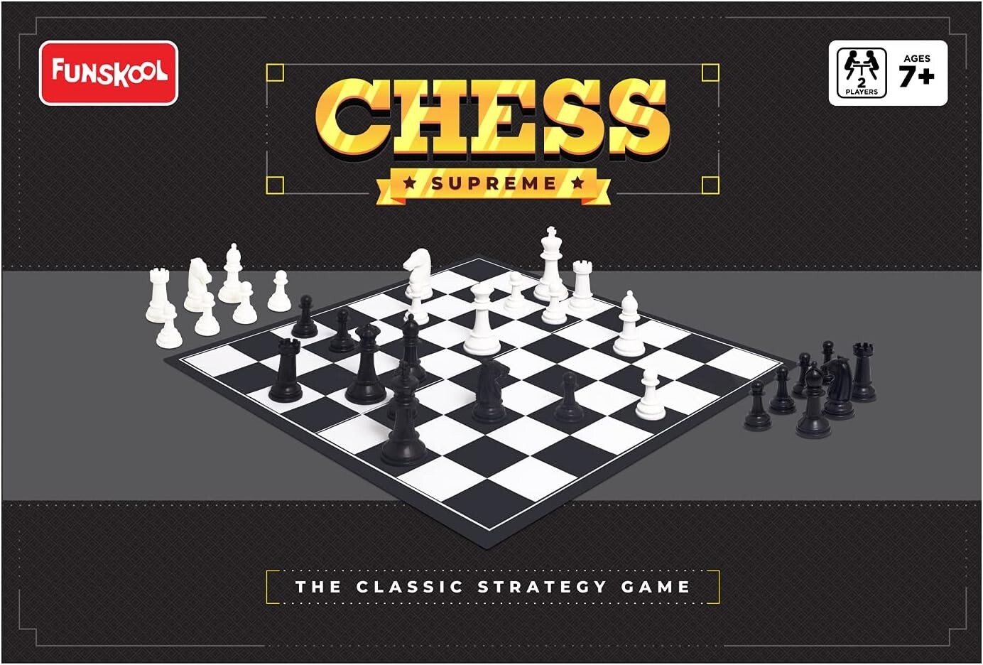 Chess Supreme, Classic Strategy Board Game for Kids, Adults, and Families