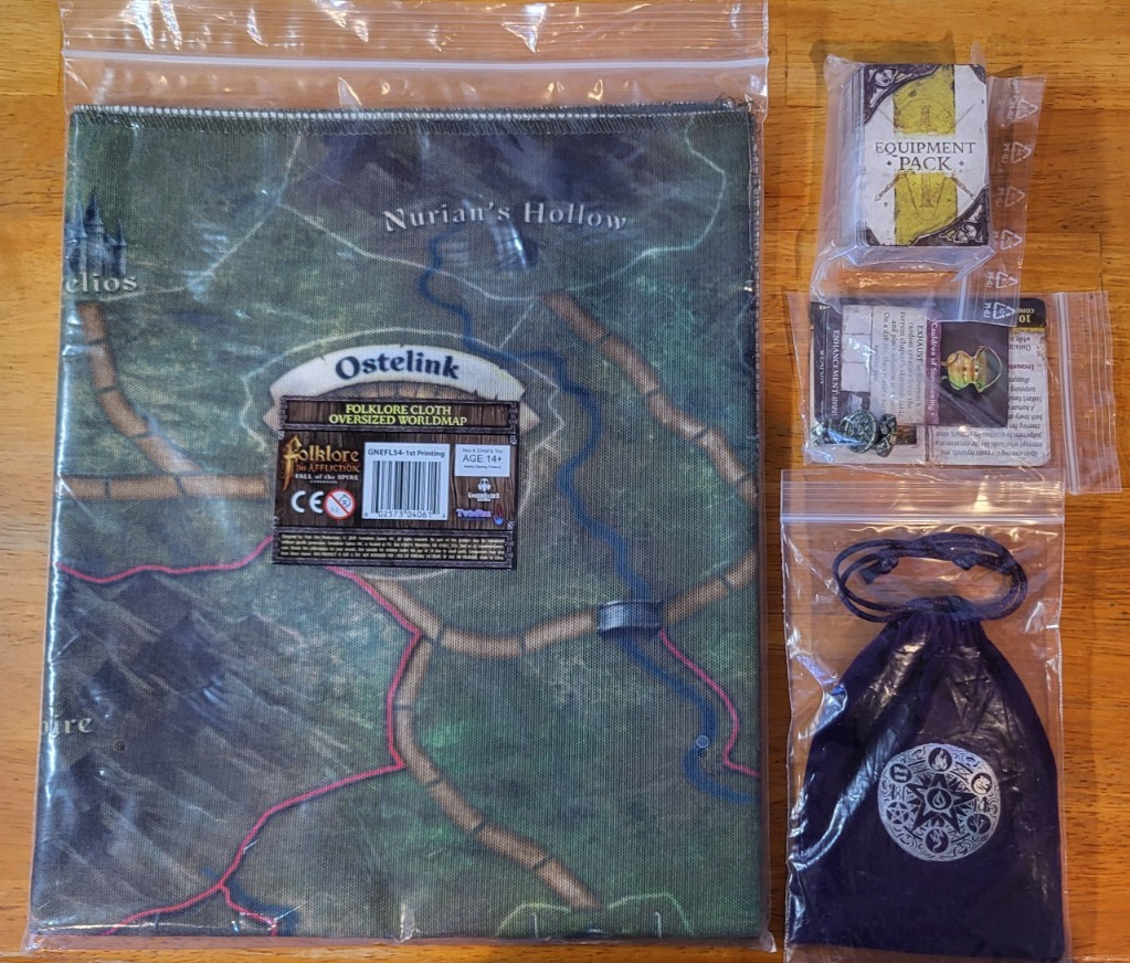 Folklore The Affliction – World Map, Equipment Pack, Talisman of Kremel, Shadow